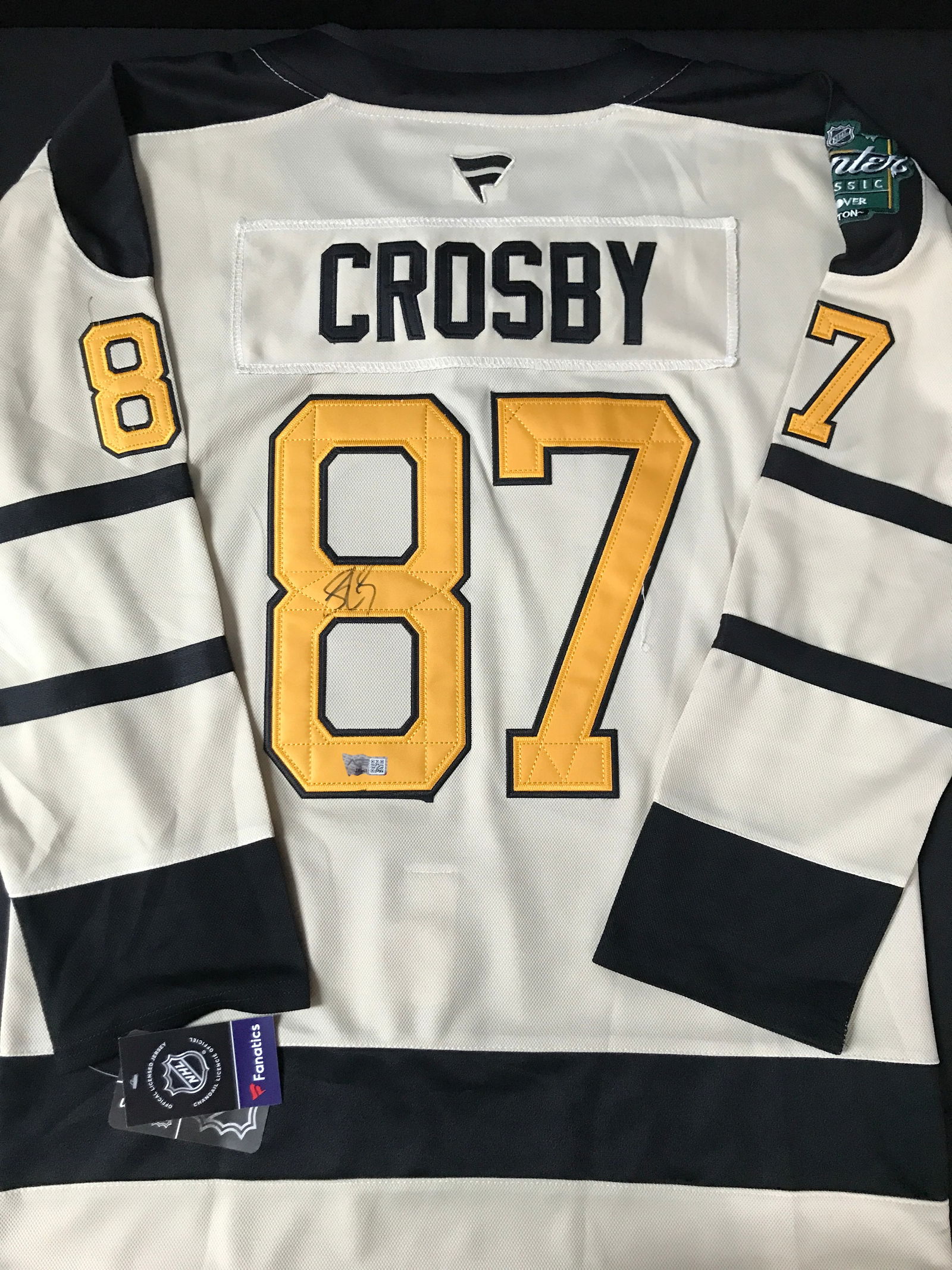SIDNEY CROSBY SIGNED PITTSBURGH PENGUINS CUSTOM JERSEY - ACE COA (1 of 3)