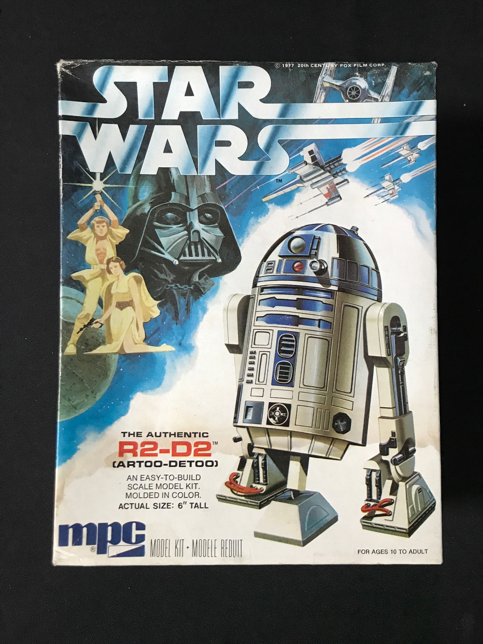 UNBUILT Star Wars R2-D2 SCALE MODEL KIT 6" TALL - IN ORIGINAL PACKAGING (1 of 1)
