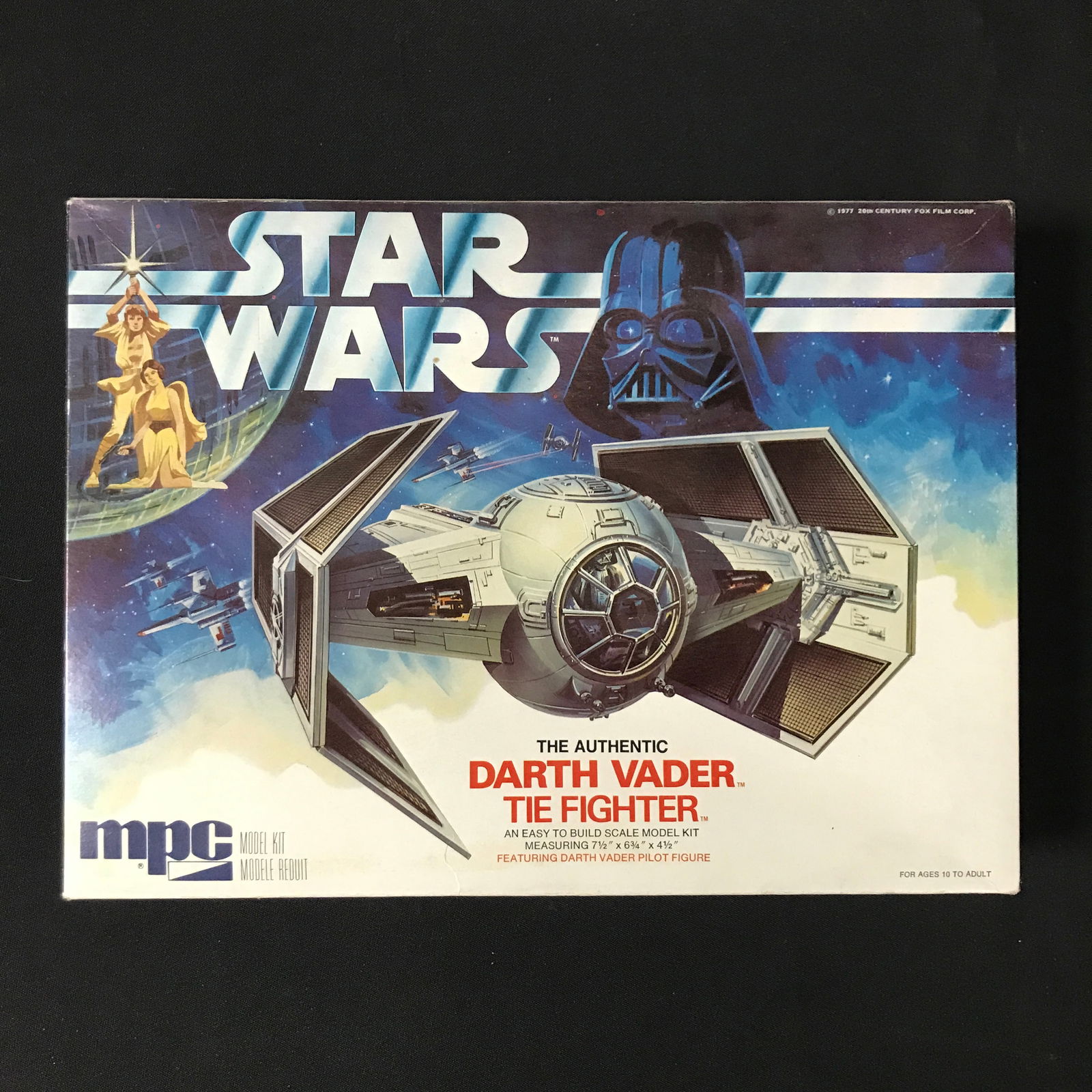 UNBUILT Star Wars DARTH VADER TIE FIGHTER MODEL KIT - IN ORIGINAL PACKAGING (1 of 1)