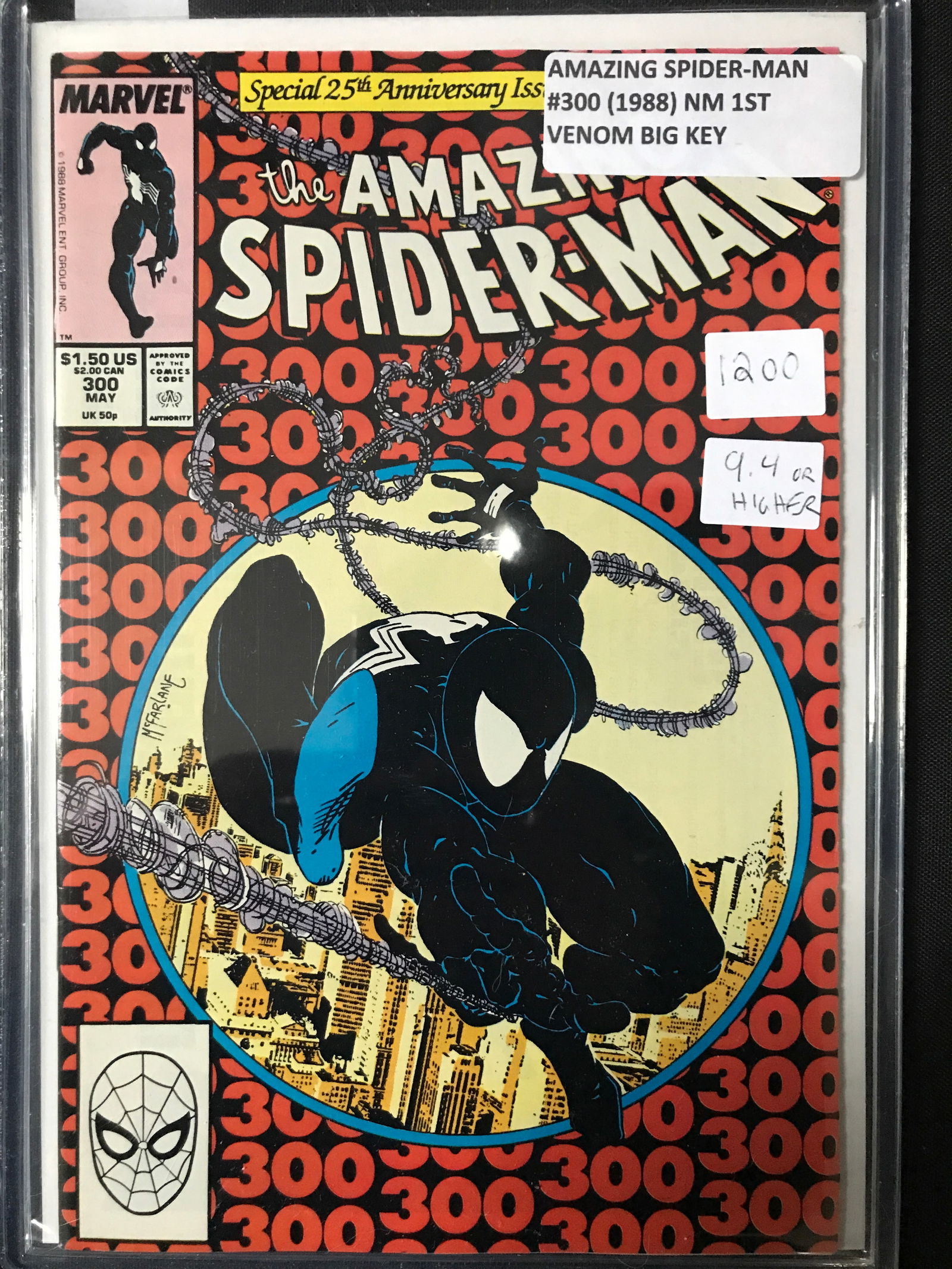 AMAZING SPIDERMAN #300 (1988) NEWSSTAND 1ST VENOM - MARVEL COMICS (1 of 1)