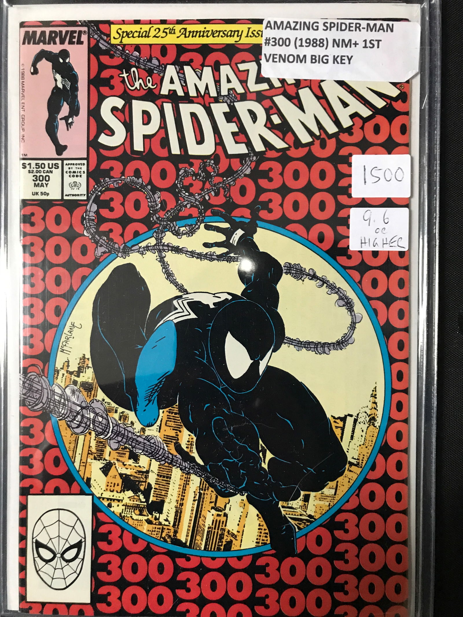 AMAZING SPIDERMAN #300 (1988) NEWSSTAND 1ST VENOM - MARVEL COMICS (1 of 1)