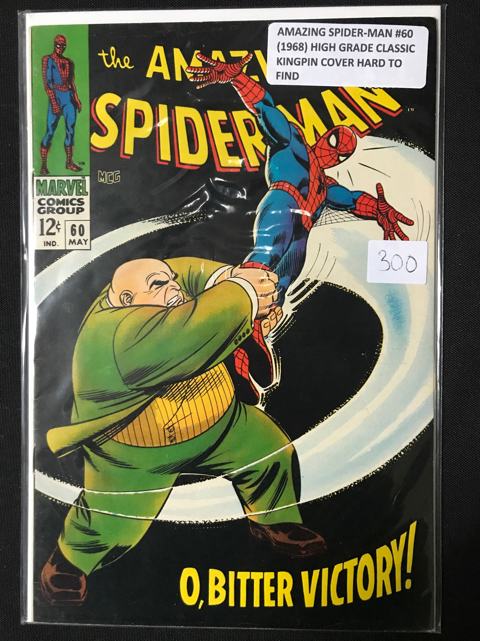 AMAZING SPIDERMAN #60 (1968) HIGH GRADE KINGPIN COVER - MARVEL COMICS (1 of 1)