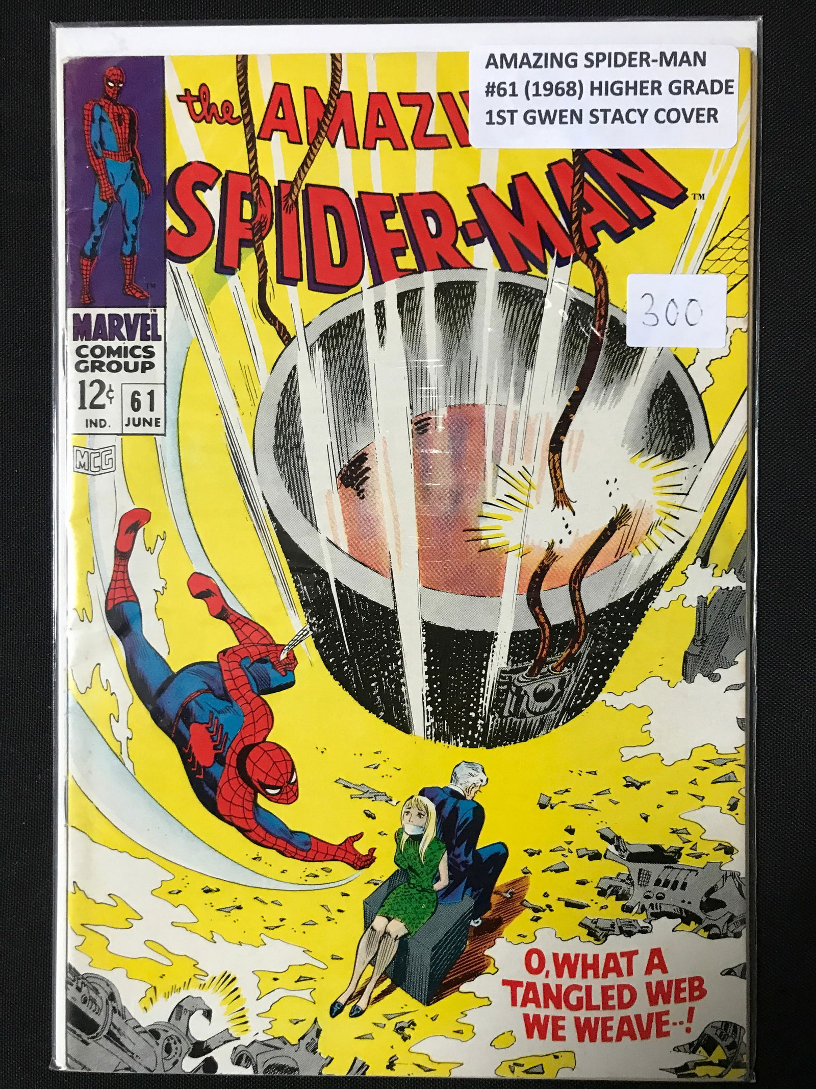 AMAZING SPIDERMAN #61 (1968) 1ST GWEN STACY COVER - MARVEL COMICS (1 of 1)