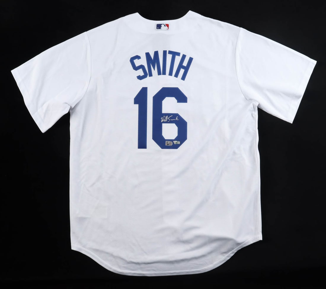 WILL SMITH SIGNED Los Angeles DODGERS JERSEY - FANATICS COA (1 of 3)