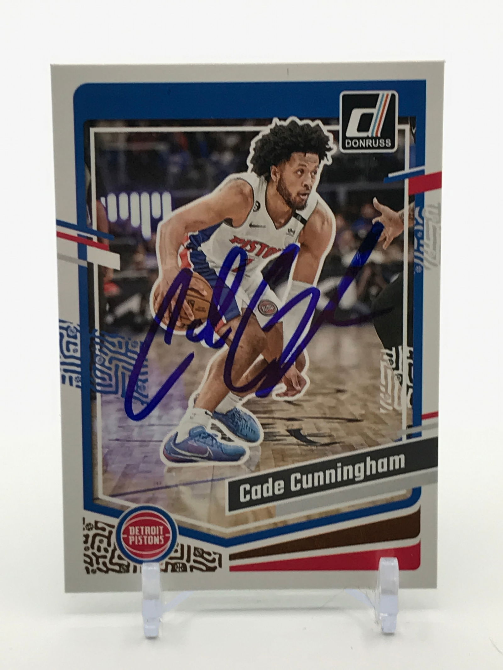 CADE CUNNINGHAM SIGNED BASKETBALL TRADING CARD (1 of 2)