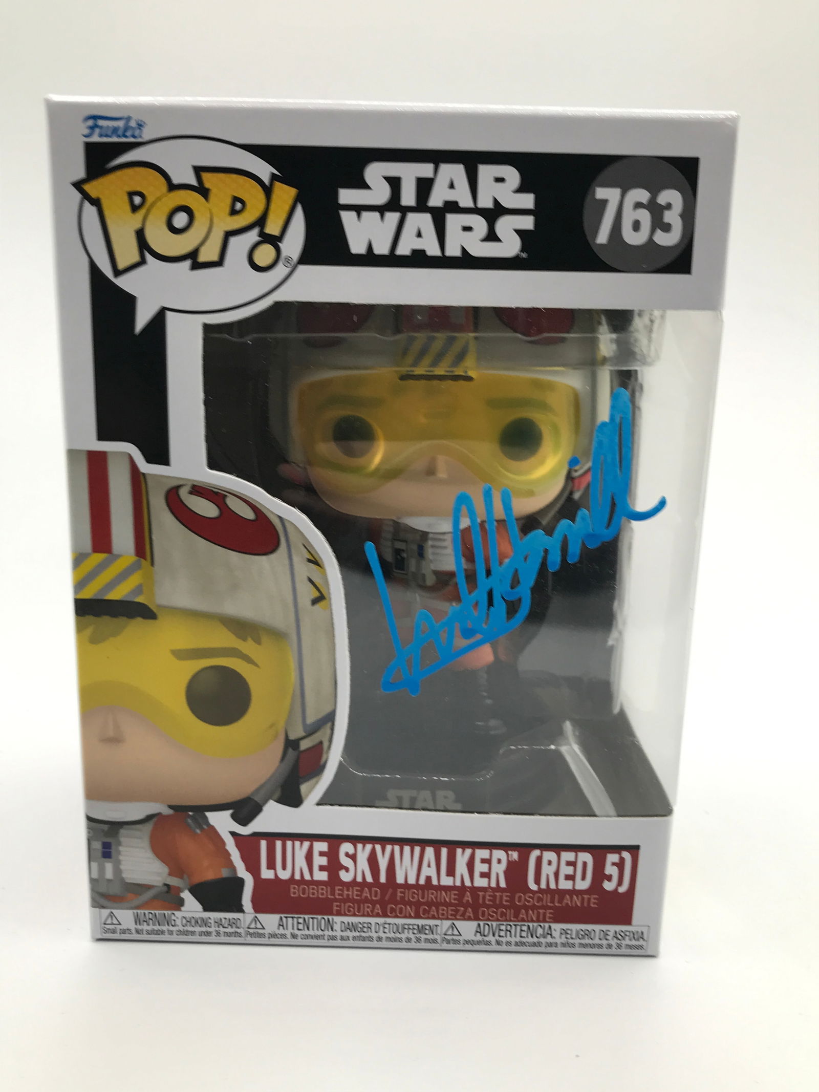 MARK HAMILL SIGNED LUKE SKYWALKER FUNKO POP - KB COA: Prices are in Canadian dollars