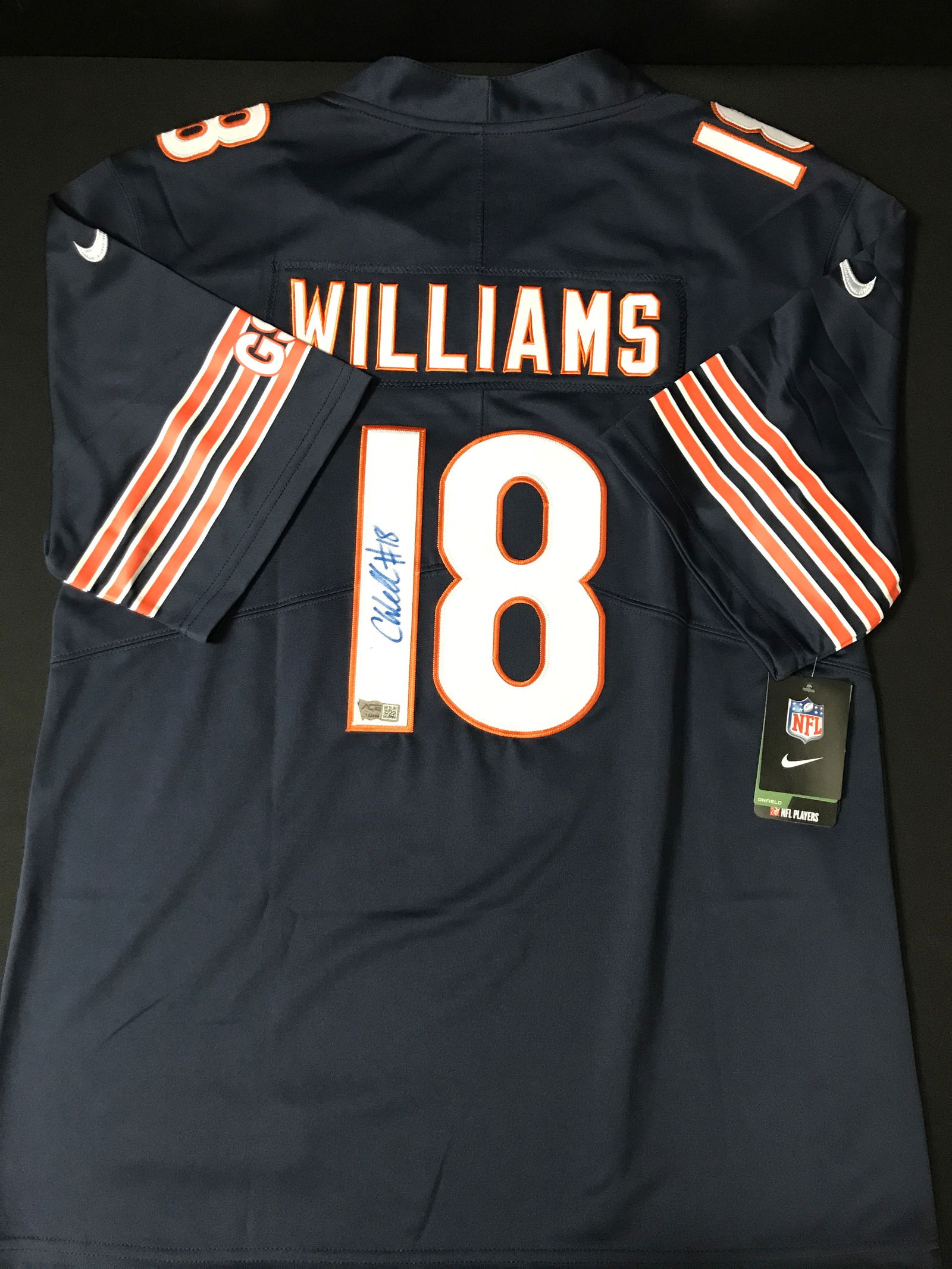 CALEB WILLIAMS SIGNED CHICAGO BEARS CUSTOM JERSEY - ACE COA (1 of 3)