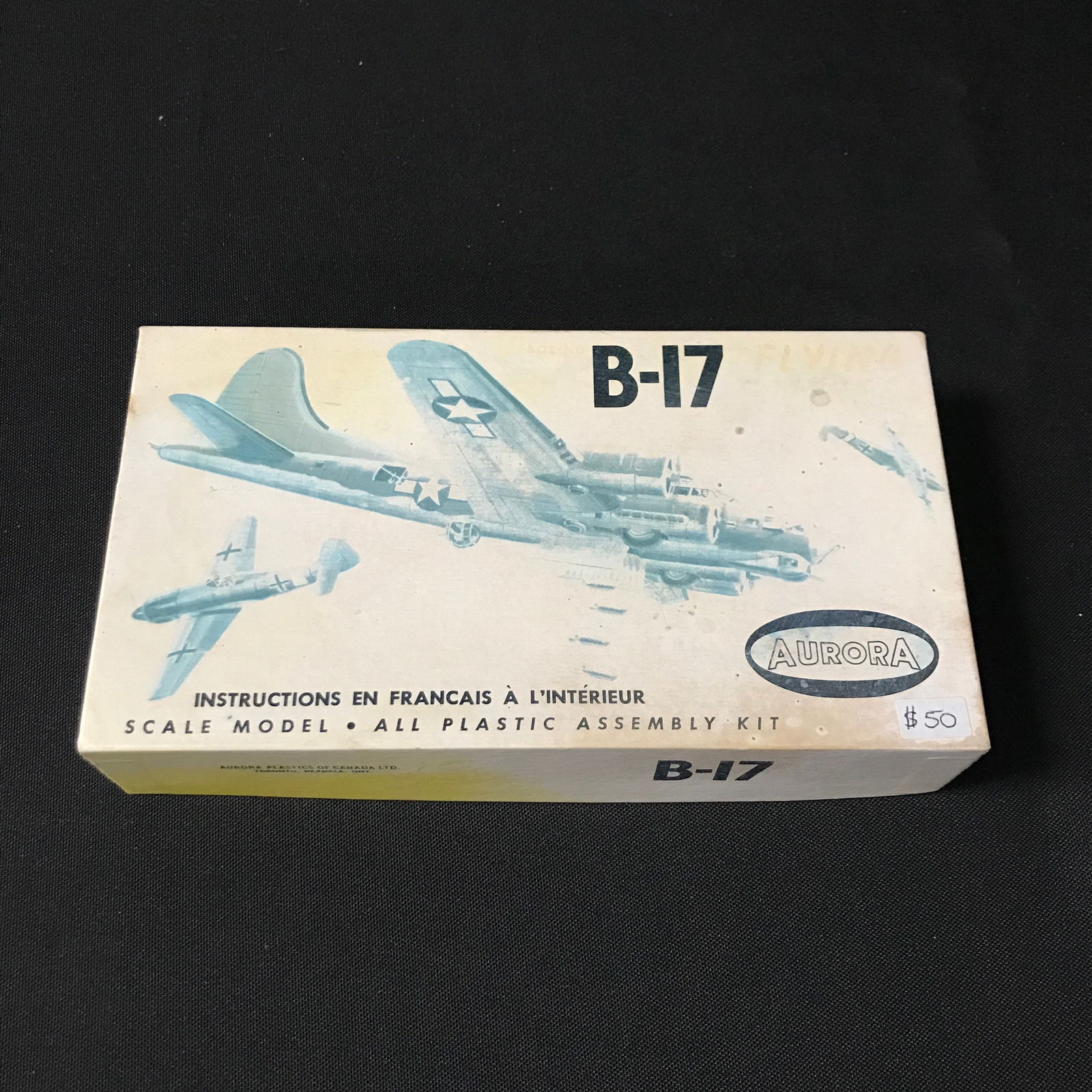 UNBUILT AURORA B-17 MODEL KIT IN ORIGINAL PACKAGING (1 of 1)