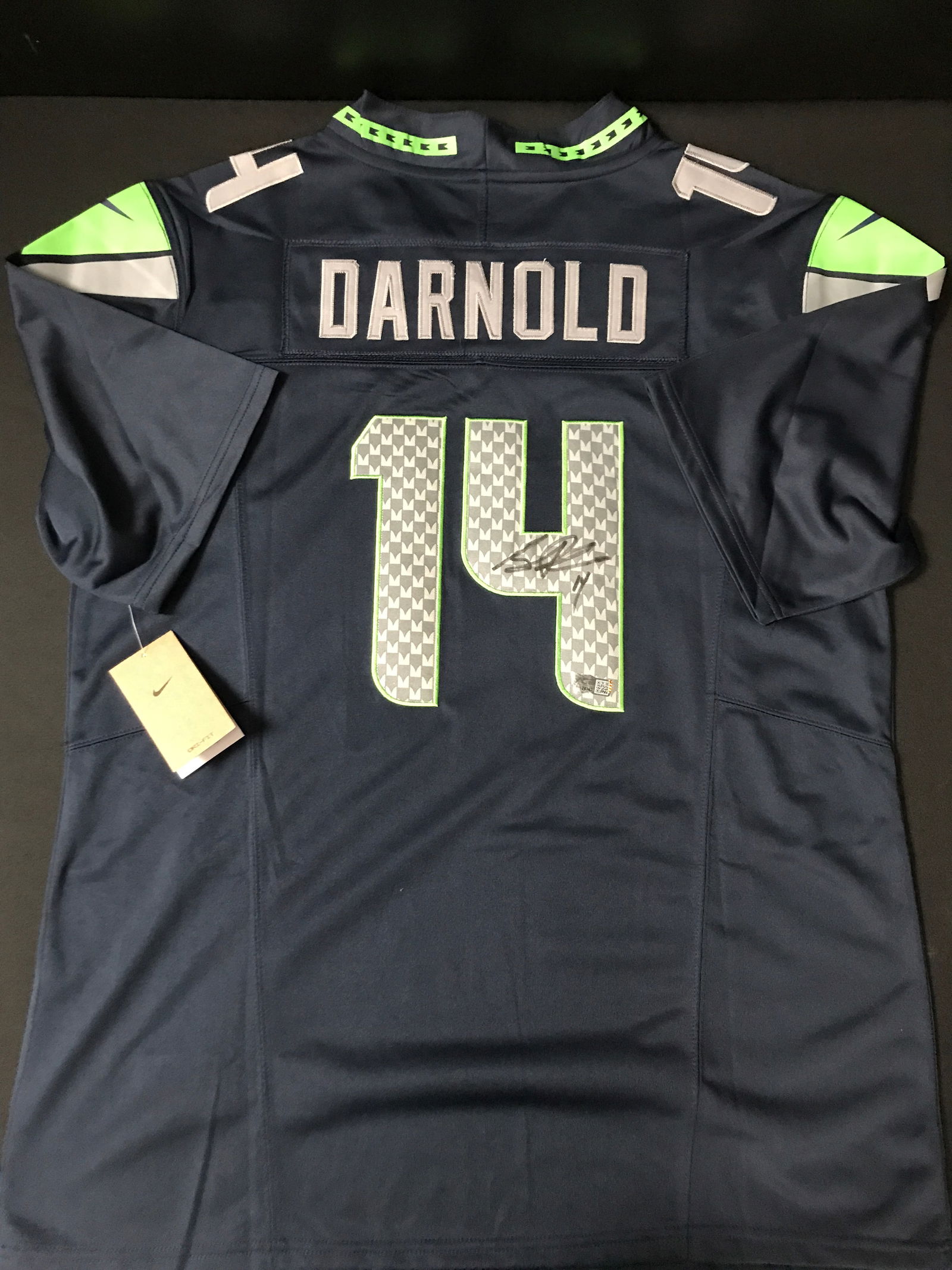 SAM DARNOLD SIGNED SEATTLE SEAHAWKS CUSTOM JERSEY - ACE COA (1 of 3)