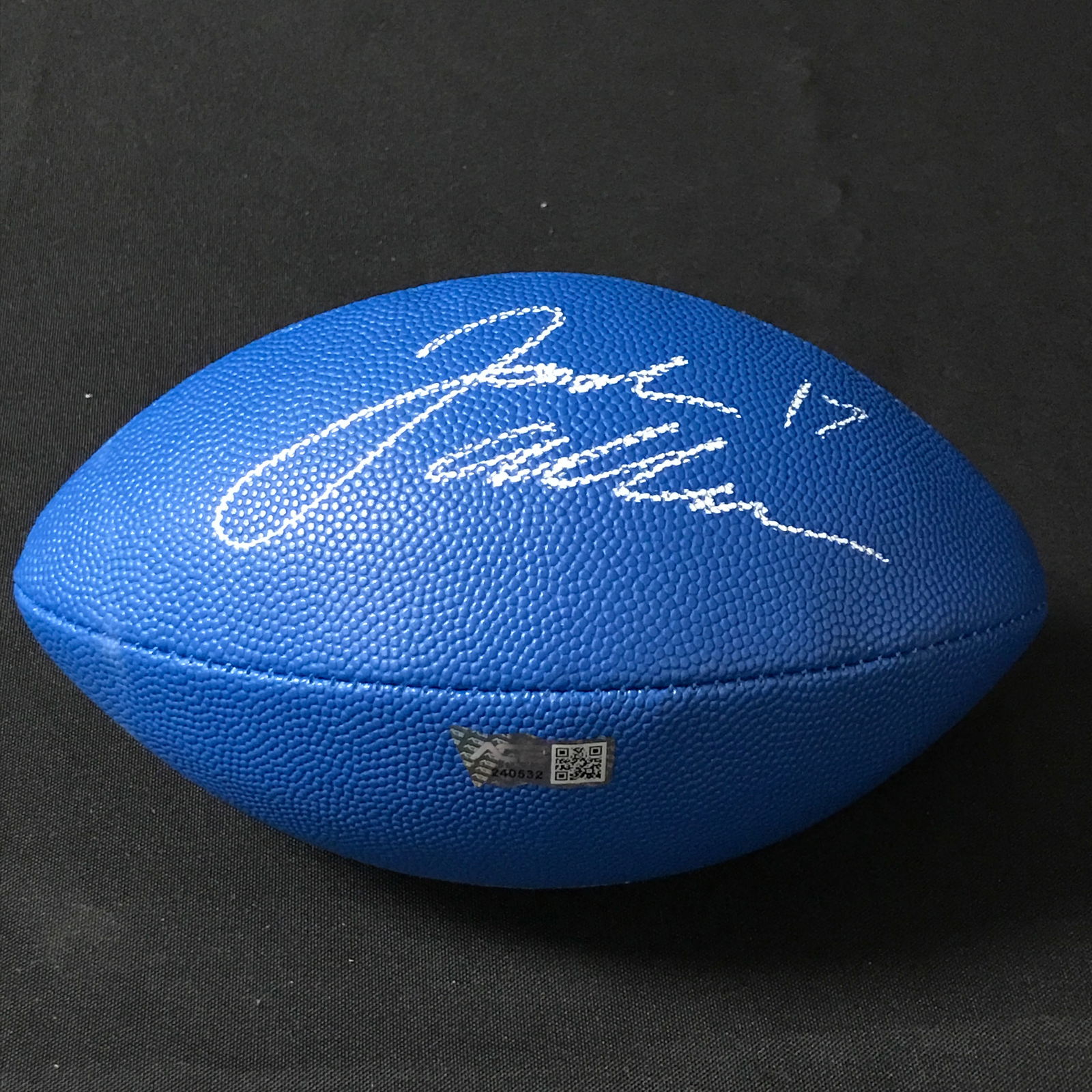 JOSH ALLEN SIGNED FOOTBALL - ACE COA: Prices are in Canadian dollars