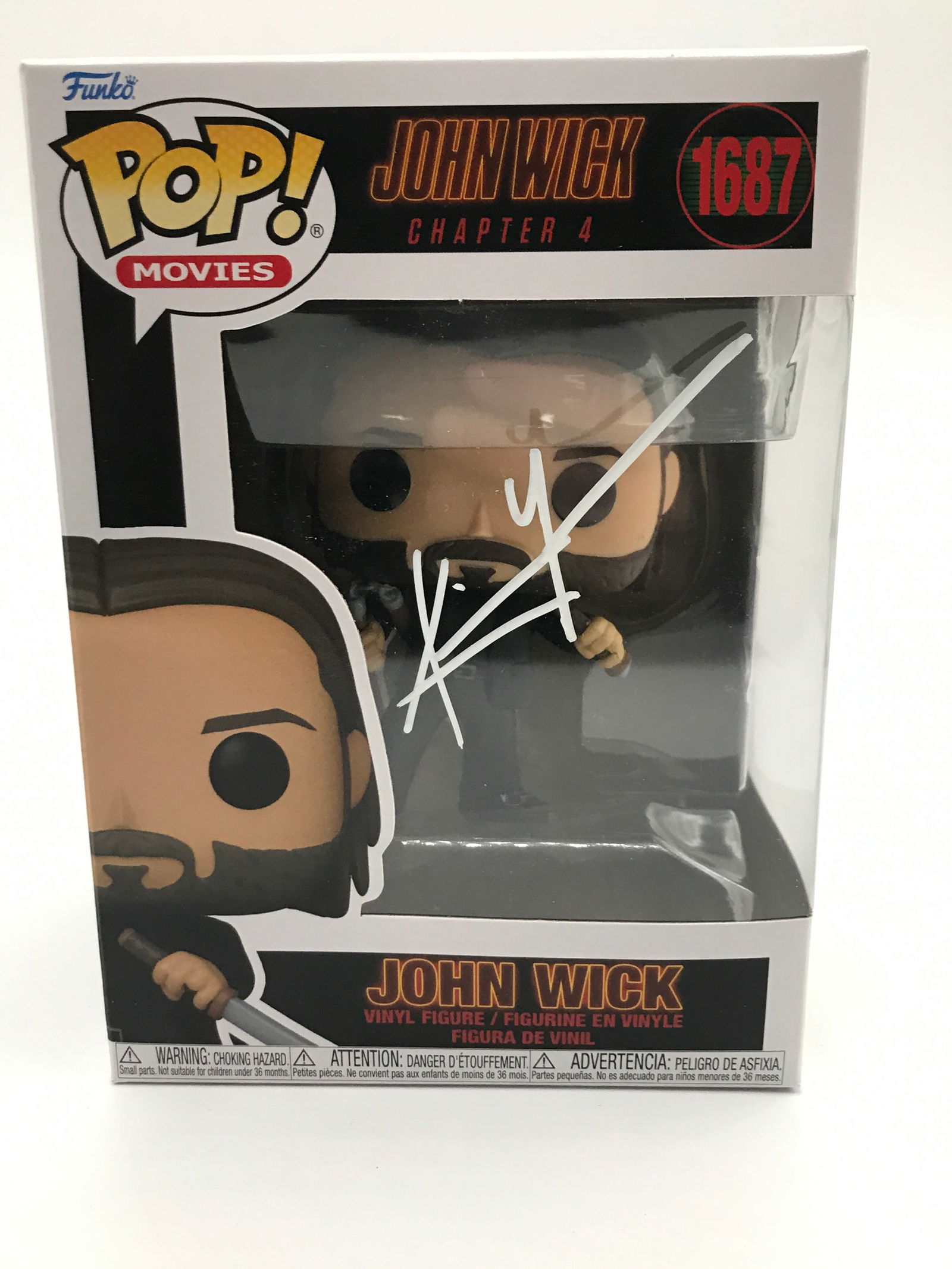 KEANU REEVES SIGNED JOHN WICK FUNKO POP - KB COA: Prices are in Canadian dollars