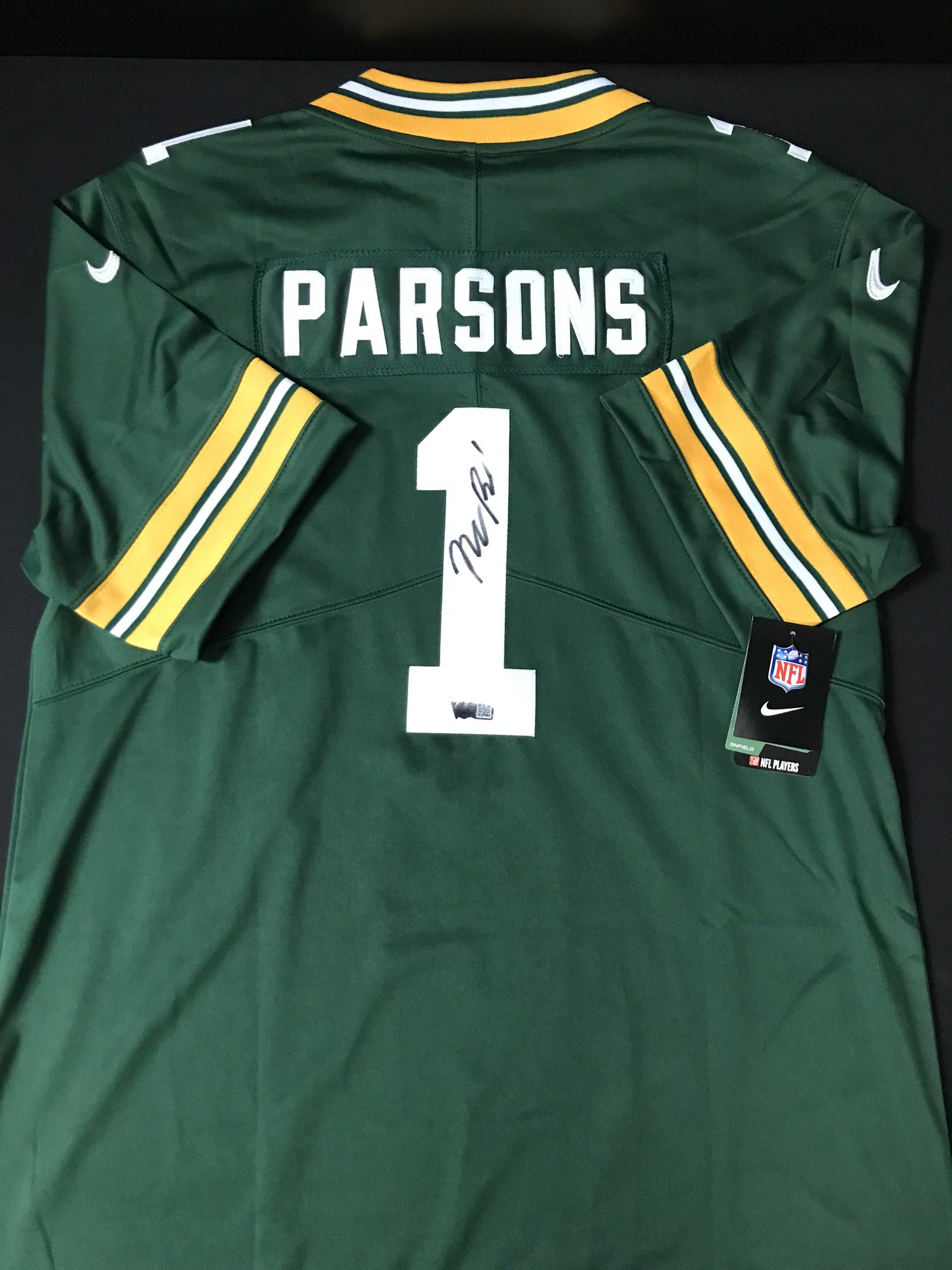 MICAH PARSONS SIGNED GREEn Bay PACKERS CUSTOM JERSEY - ACE COA: Prices are in Canadian dollars