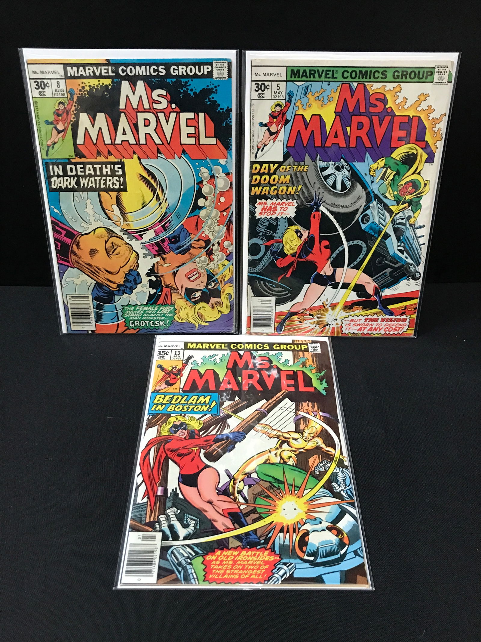 LOT OF 3 MS MARVEL COMICS - MARVEL COMICS (1 of 1)