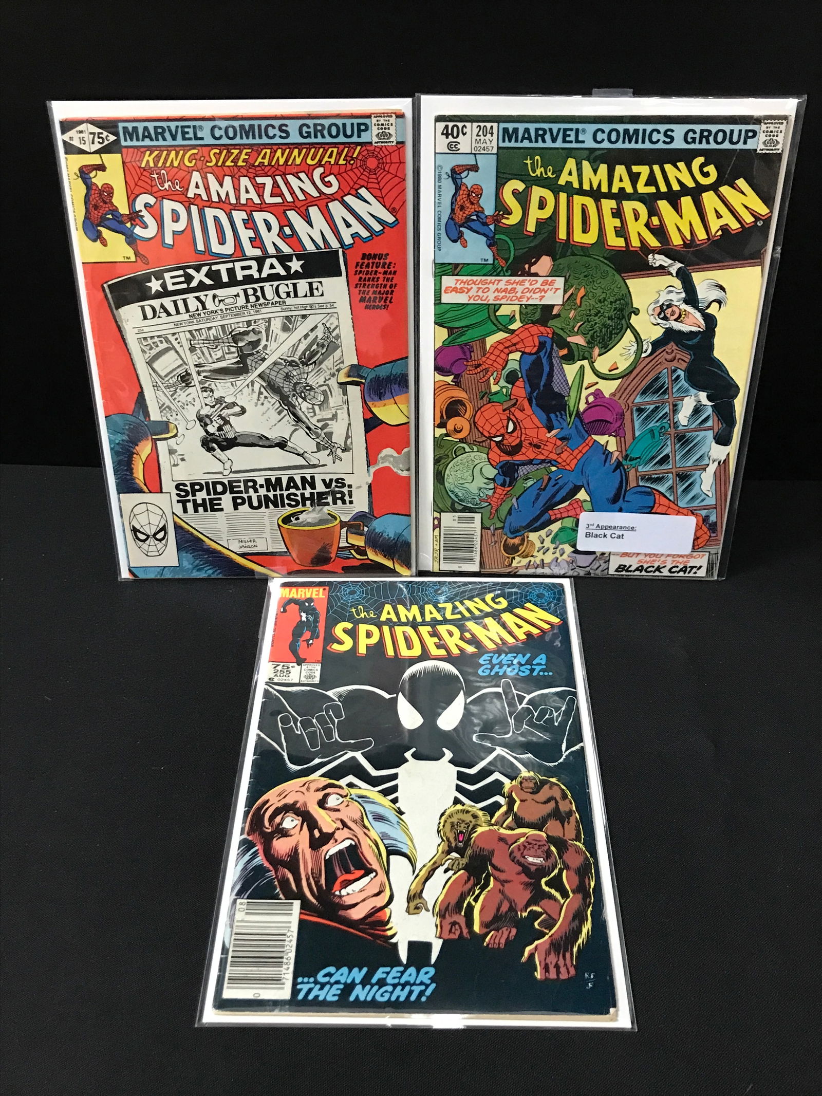 LOT OF 3 AMAZING SPIDERMAN COMICS - MARVEL COMICS (1 of 1)