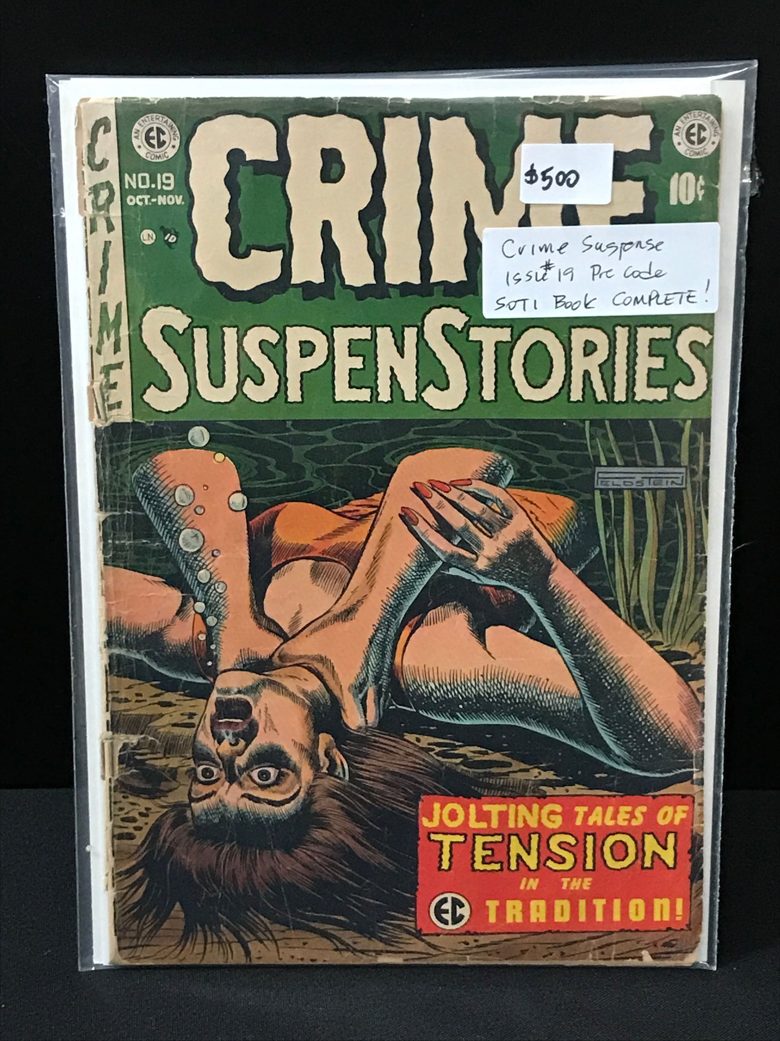 CRIME SUSPENSE #19 PRECODE SOTI BOOK COMPLETE - AN ENTERTAINING COMIC (1 of 1)