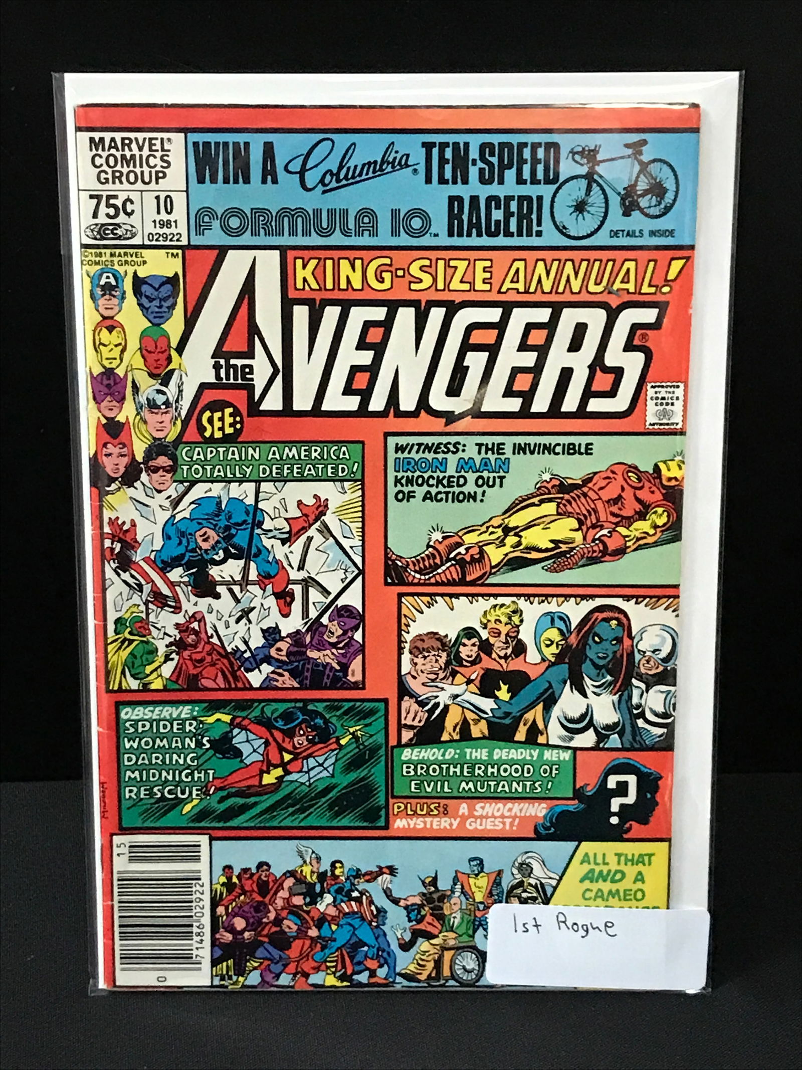 AVENGERS KING SIZED ANNUAL #10 1ST ROGUE - MARVEL COMICS (1 of 1)