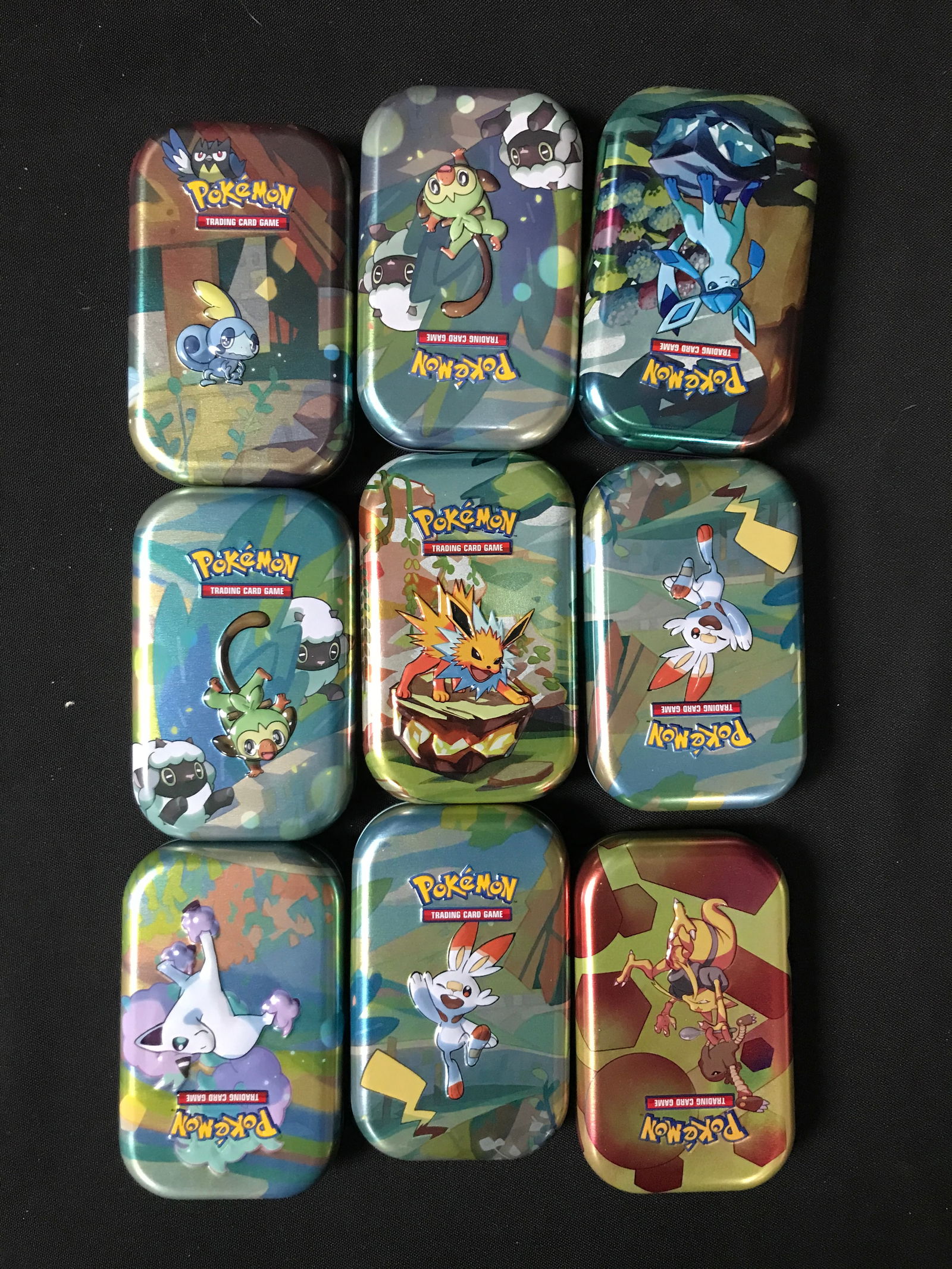LOT OF 9 POKEMON TINS - BULK (1 of 1)