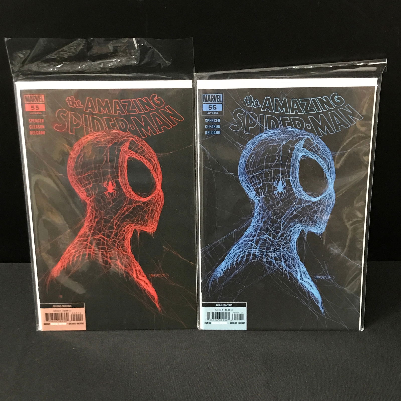 LOT OF 2 THE AMAZING SPIDERMAN COMICS #55 2ND & 3RD PRINTING - MARVEL COMICS (1 of 1)