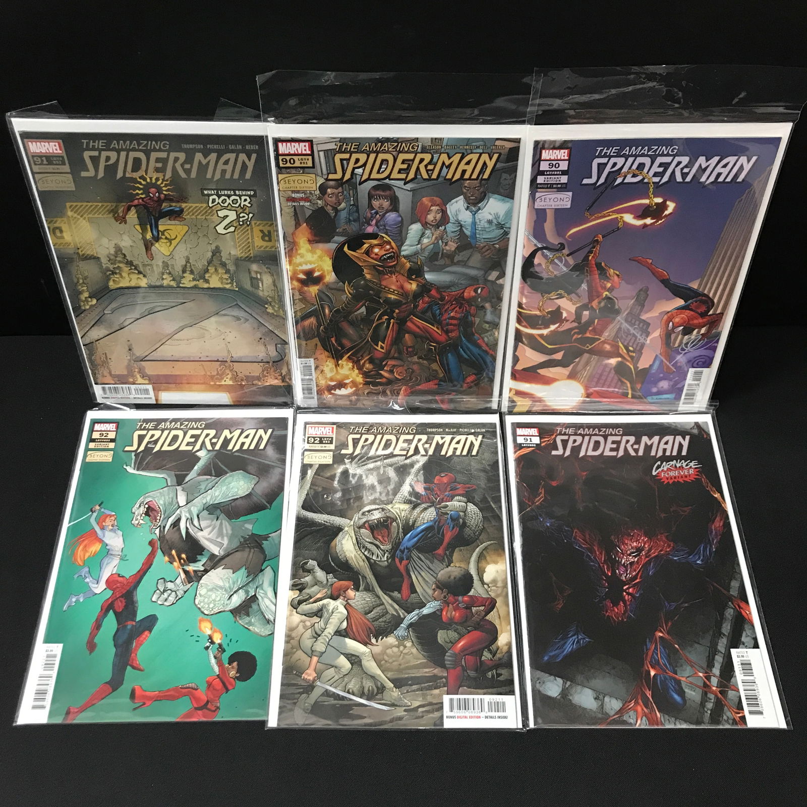 LOT OF 6 THE AMAZING SPIDERMAN COMICS - MARVEL COMICS (1 of 1)