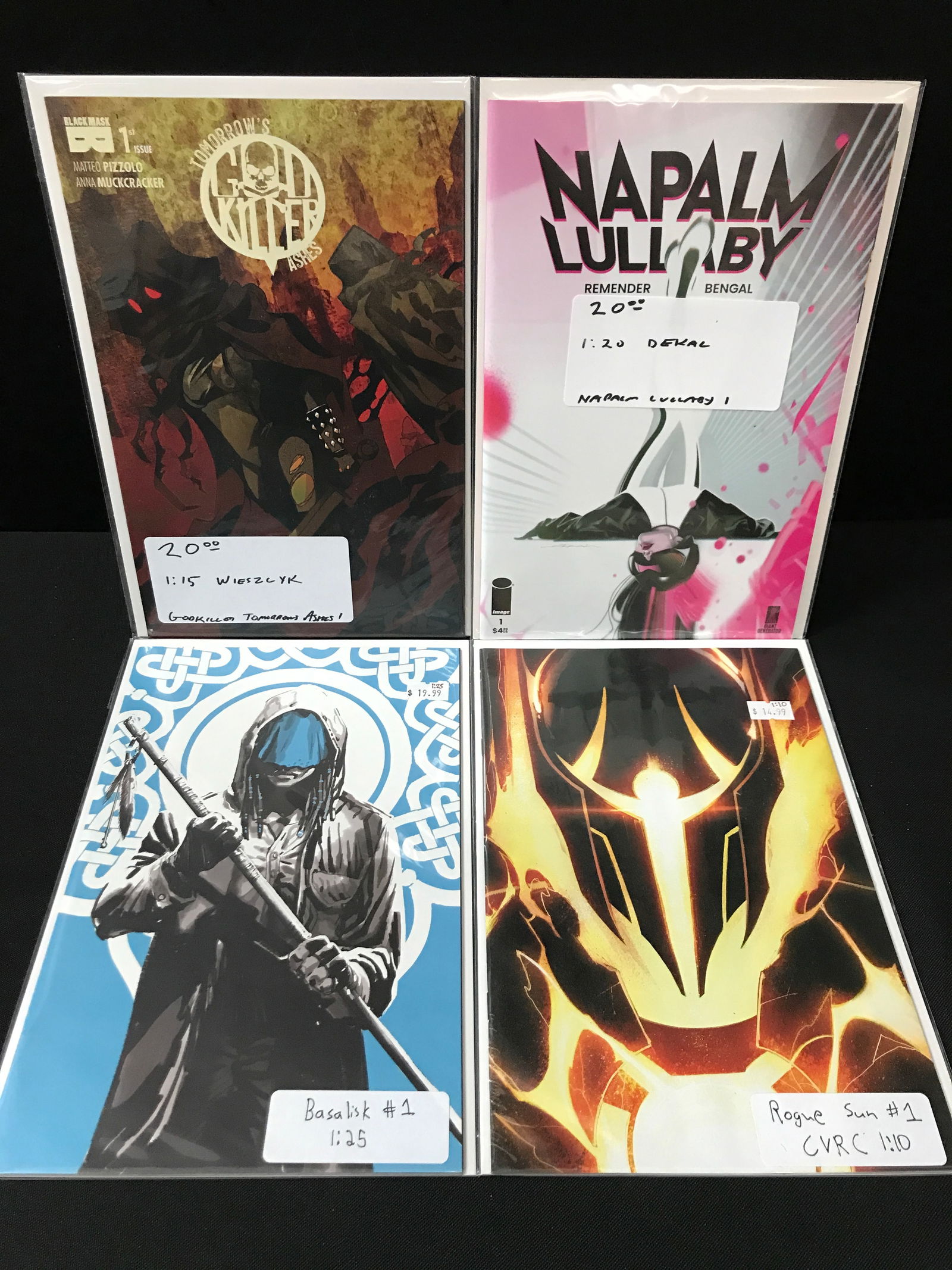 LOT OF 4 X #1 COMICS - VARIOUS TITLES AND PUBLISHERS (1 of 1)