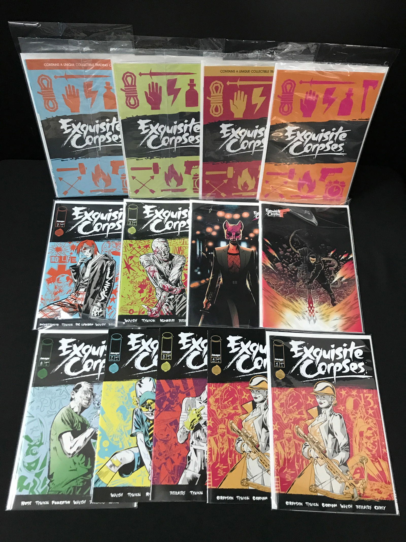 LOT OF 13 EXQUISITE CORPSES COMICS - IMAGE: Prices are in Canadian Dollars