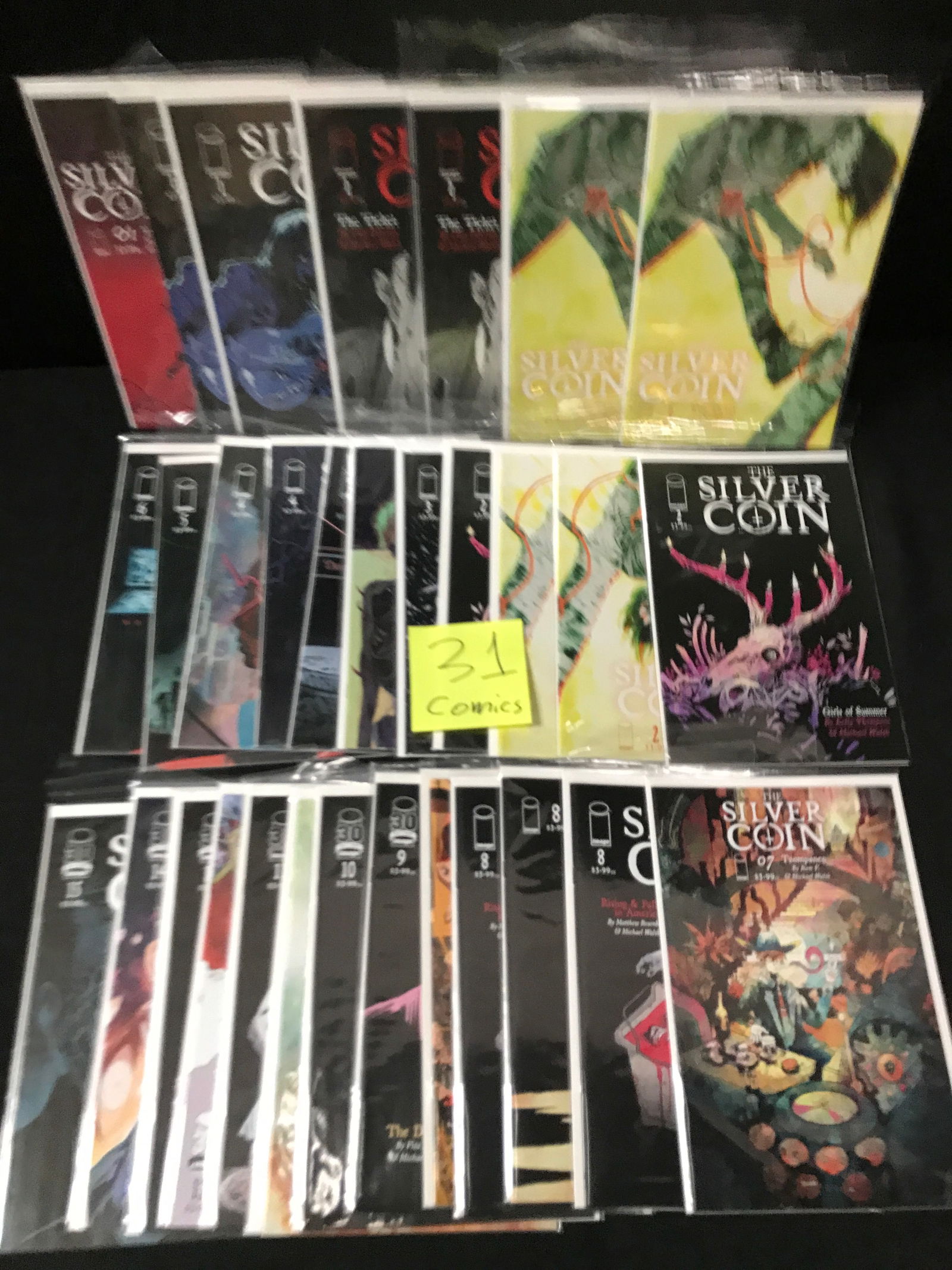 LOT OF 31 THE SILVER COIN COMICS - IMAGE: Prices are in Canadian Dollars