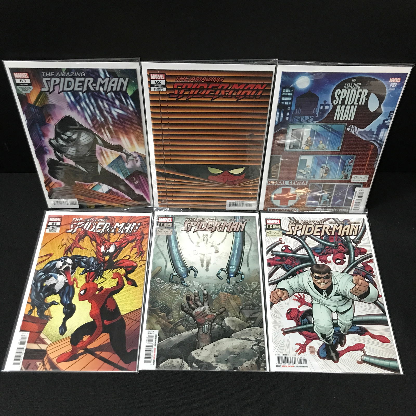 LOT OF 6 THE AMAZING SPIDERMAN COMICS - MARVEL COMICS (1 of 1)