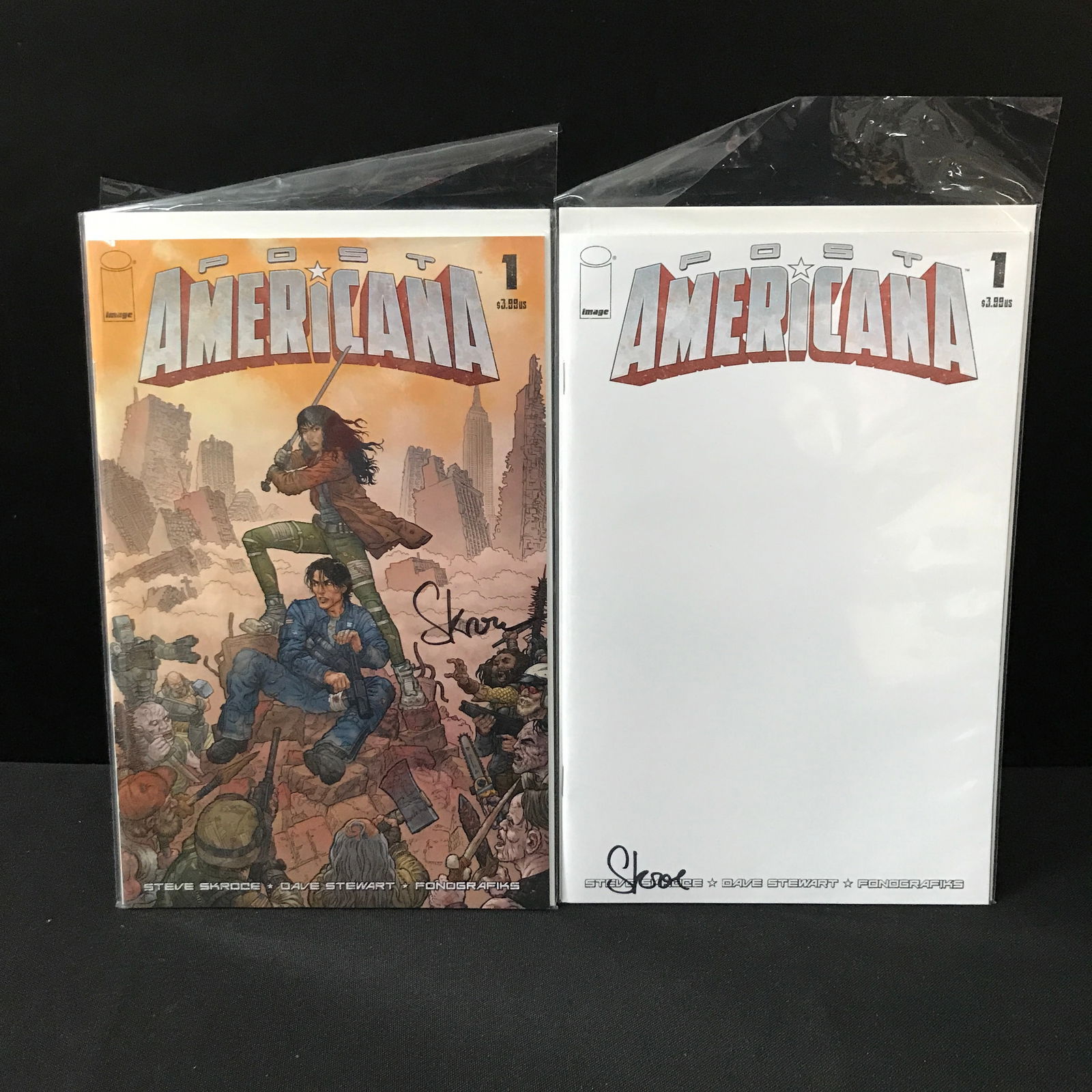 LOT OF 2 X AMERICANA #1 COMICS - IMAGE (1 of 1)