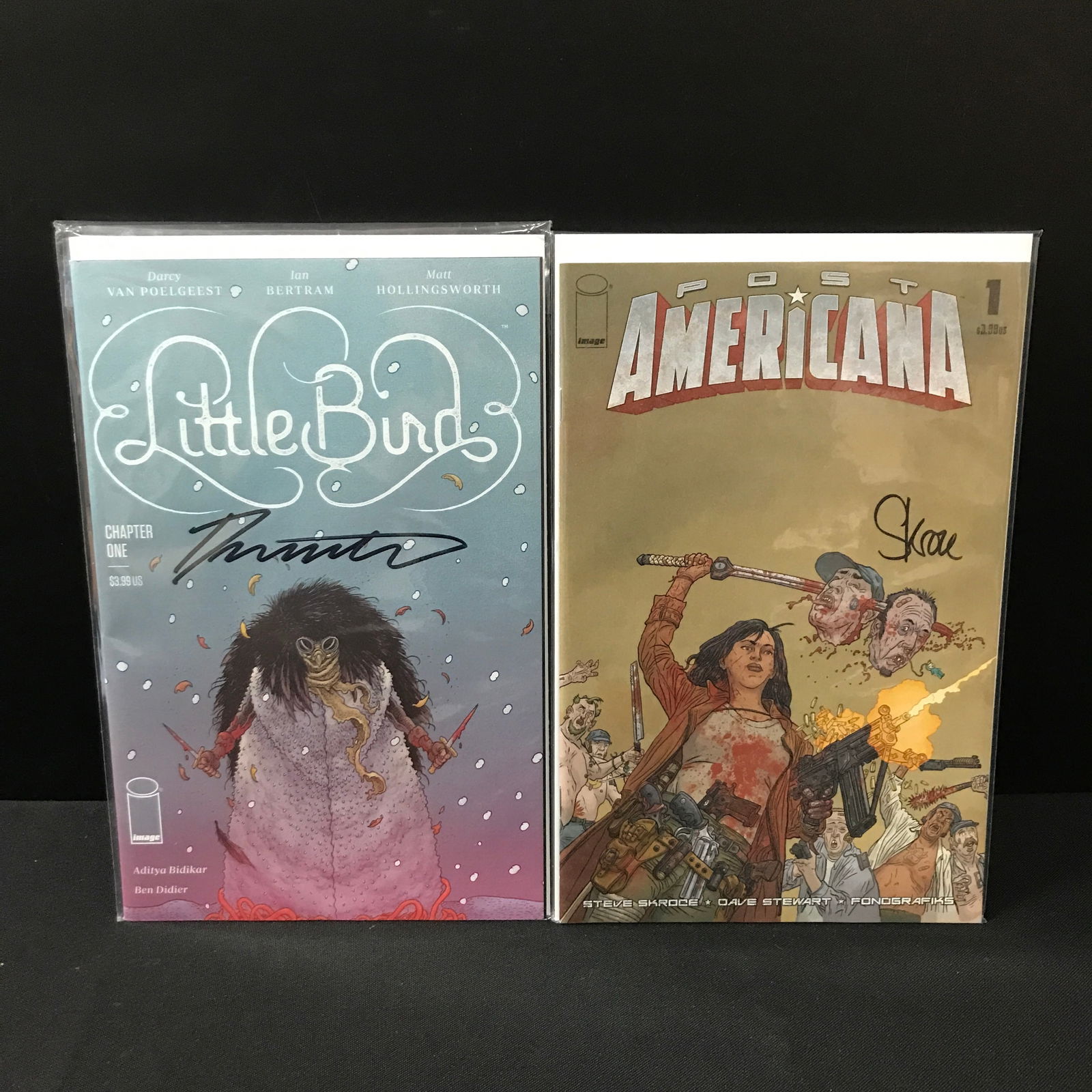 LOT OF 2 X #1 COMICS - LITTLE BIRD CHAPTER ONE AND AMERICANA - IMAGE: Prices are in Canadian Dollars