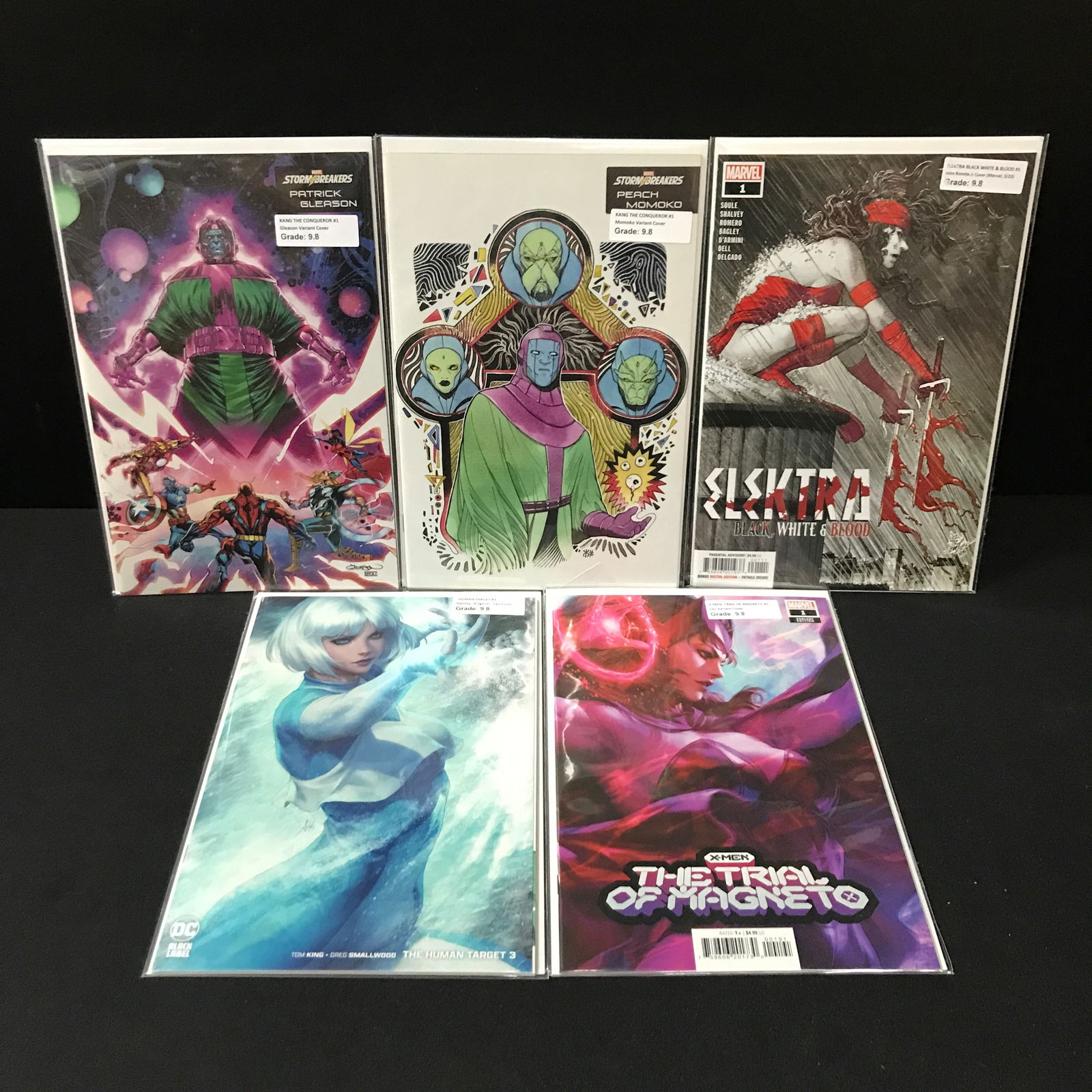 LOT OF 5 HIGH GRADE MARVEL AND DC COMICS (1 of 1)