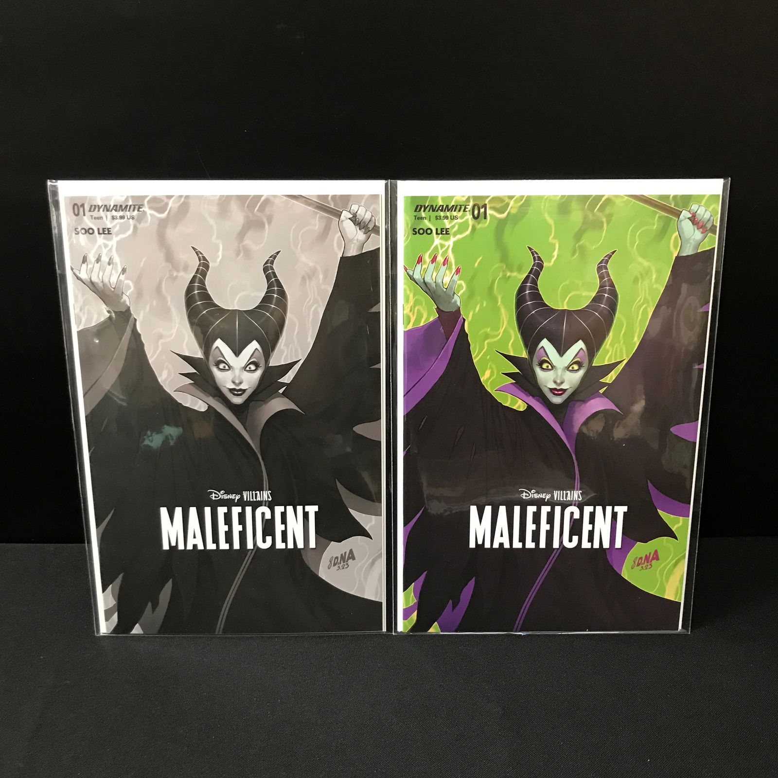 LOT OF 2 X #1 MALEFICENT COMICS - DYNAMITE: Prices are in Canadian dollars