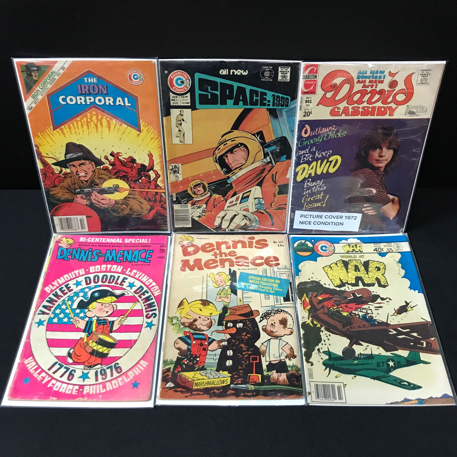 LOT OF 6 MIXED TITLE COMICS INCLUDING DENNIS THE MENACE - VARIOUS PUBLISHERS: Prices are in Canadian dollars