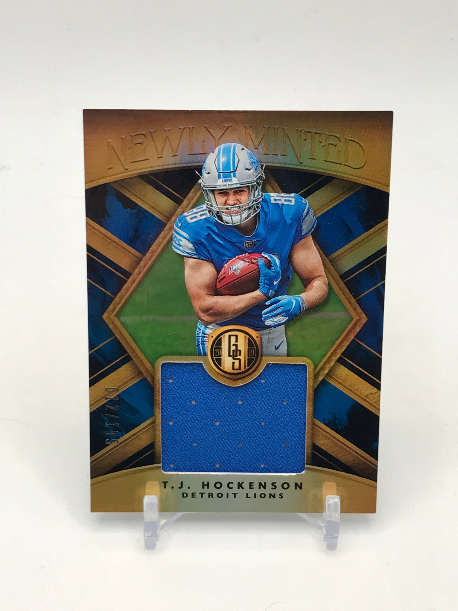 2019 PANINI GOLD STANDARD T.J HOCKENSON ROOKIE PATCH TRADING CARD 12/159: Prices are in Canadian dollars
