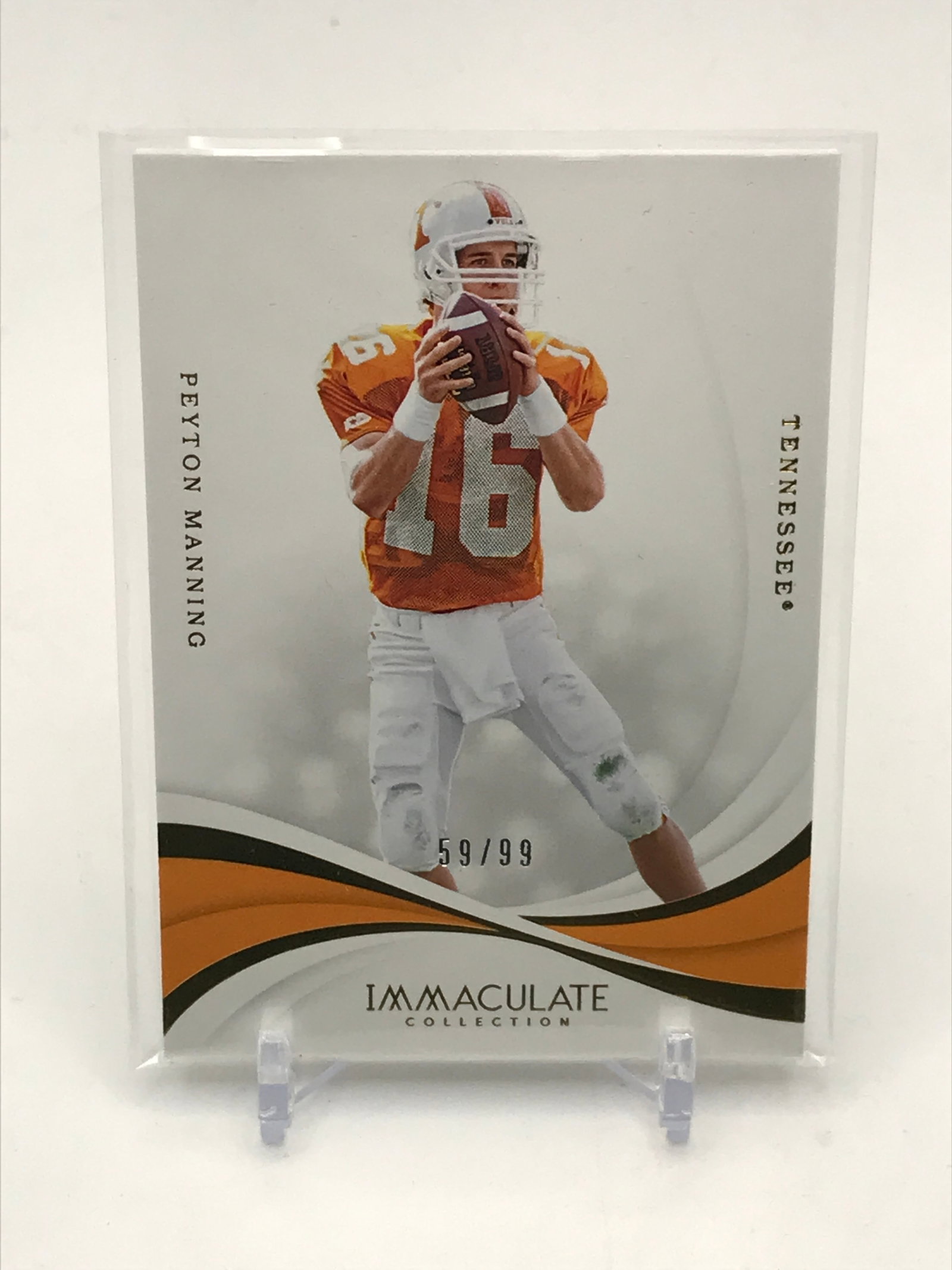 2019 PANINI IMMACULATE COLLECTION PEYTON MANNING TRADING CARD 59/99: Prices are in Canadian dollars
