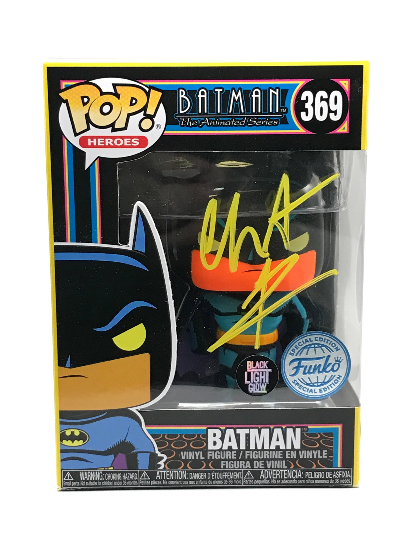 CHRISTIAN BALE SIGNED BATMAN FUNKO POP - KB COA: Prices are in Canadian dollars
