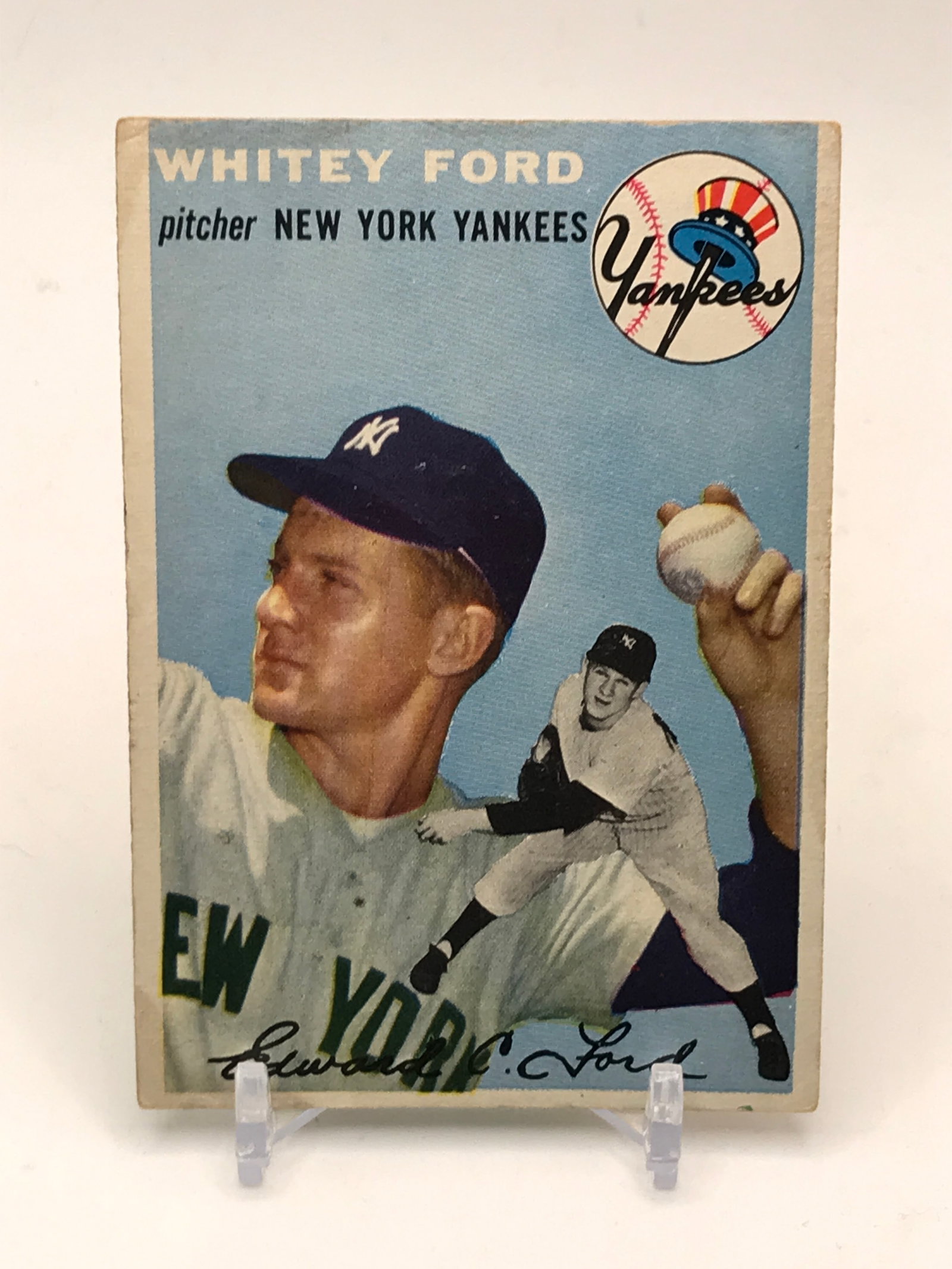 1954 WHITEY FORD BASEBALL TRADING CARD: Prices are in Canadian dollars