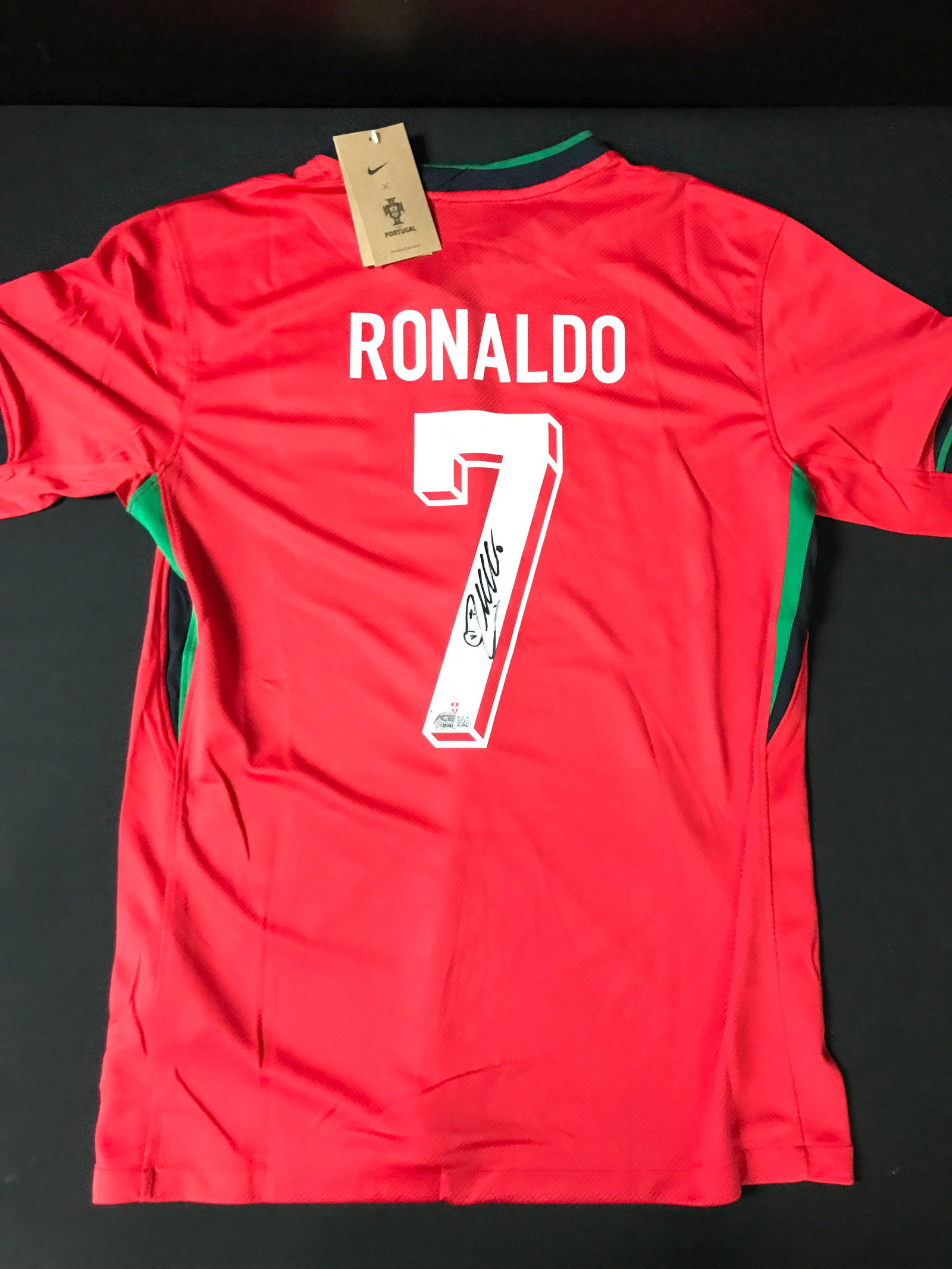 CHRISTIANO RONALDO SIGNED PORTUGAL SOCCER JERSEY - ACE COA (1 of 3)