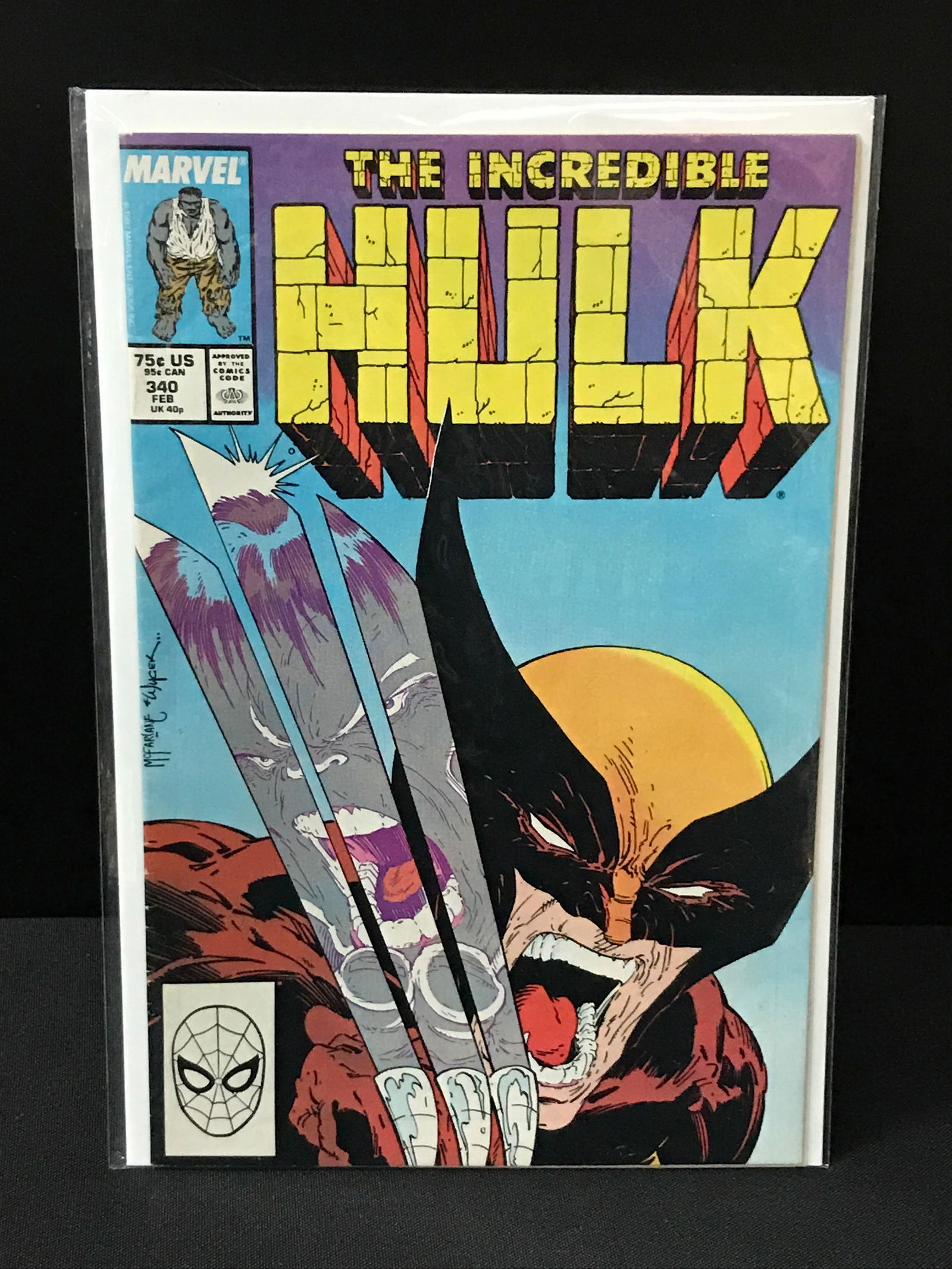 THE Incredible Hulk #340 - MARVEL COMICS (1 of 1)