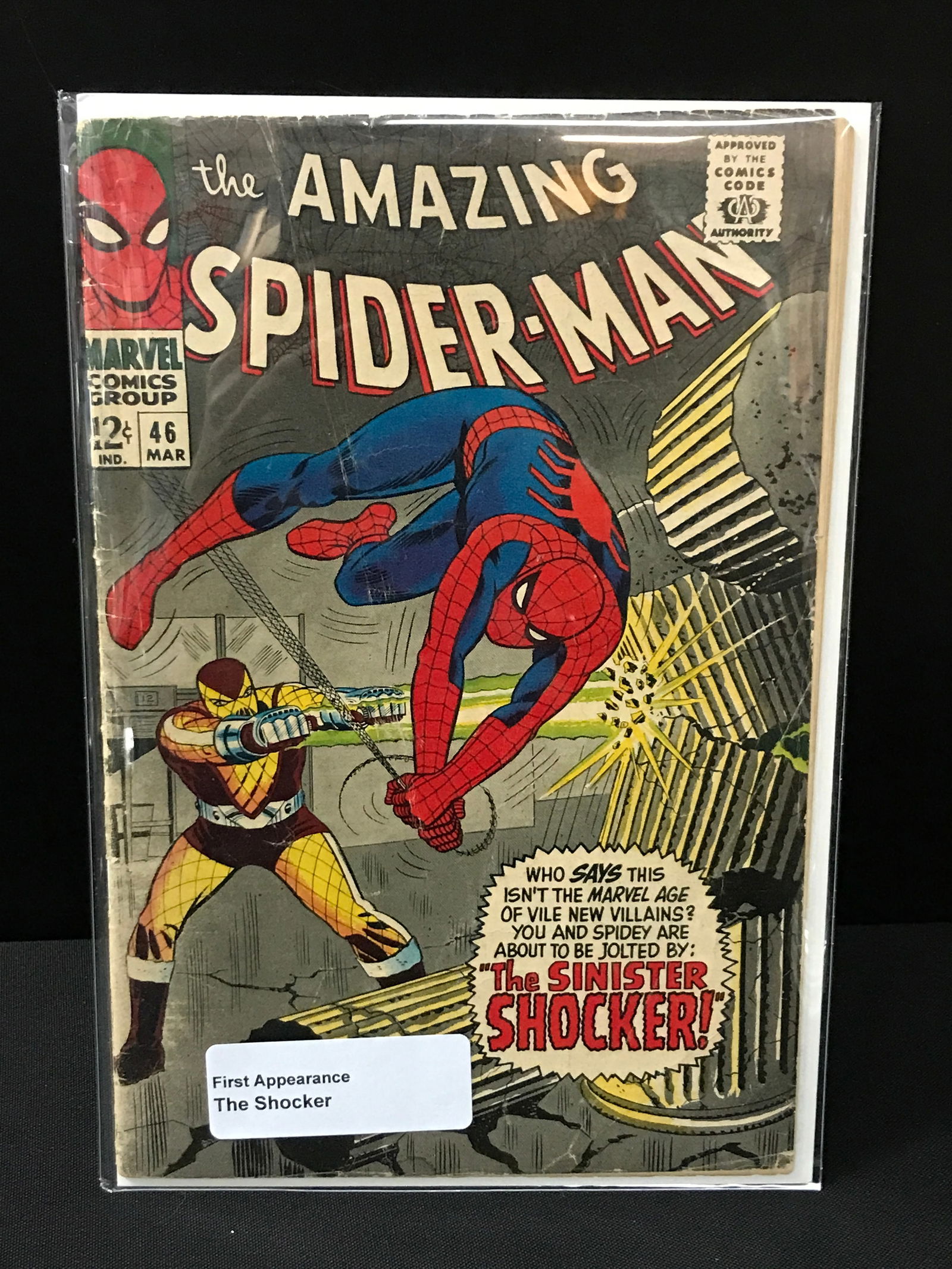 THE AMAZING SPIDERMAN #46 1ST APP OF THE SHOCKER - MARVEL COMICS (1 of 1)