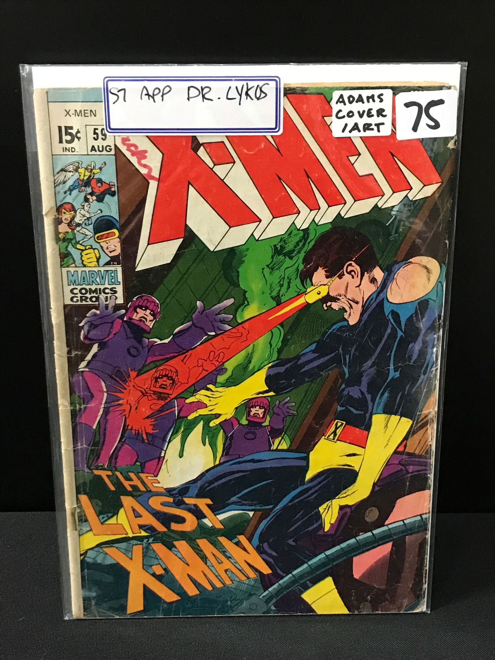X-MEN #59 1ST APP OF DR.LYKOS - MARVEL COMICS (1 of 1)