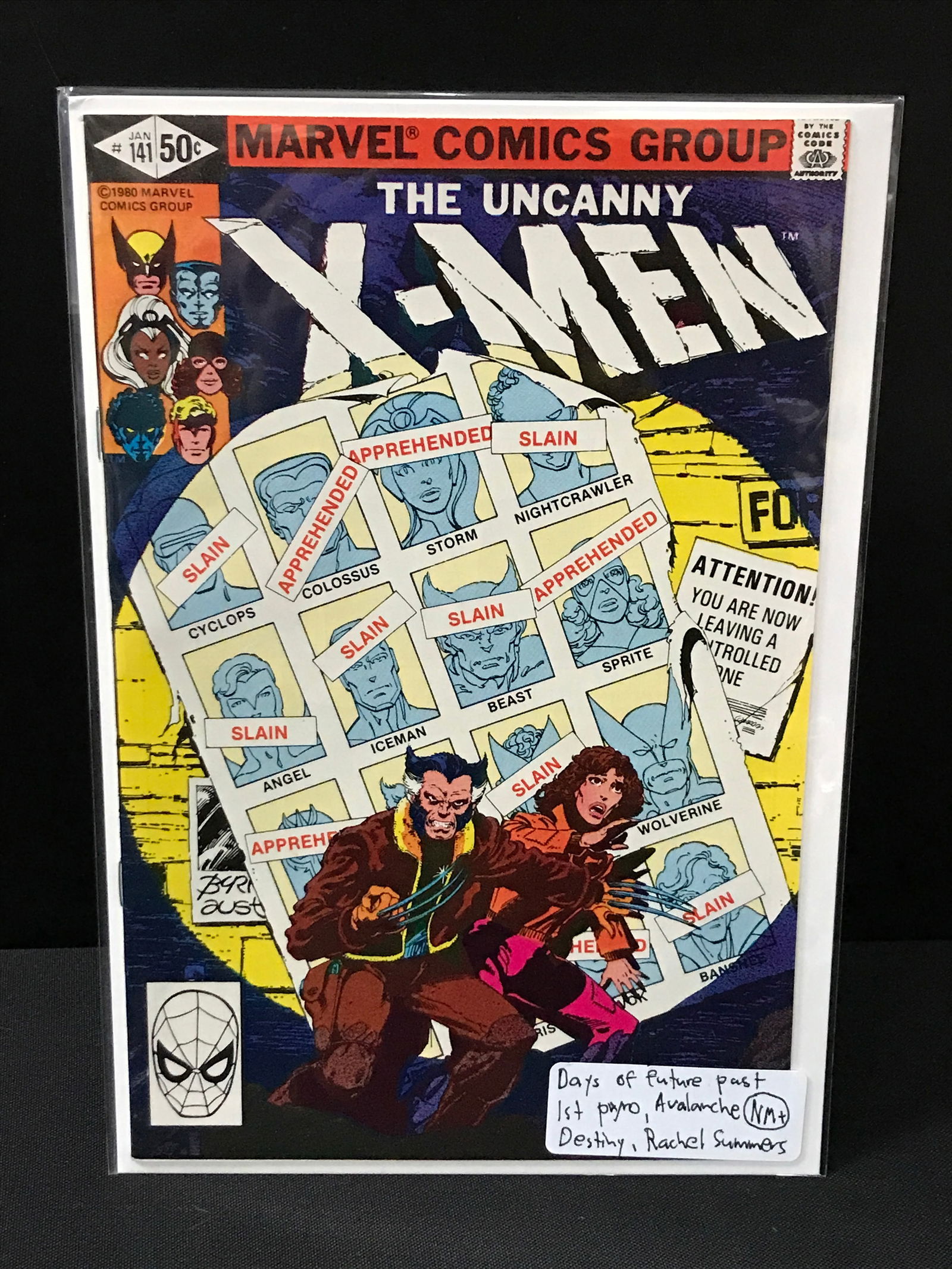 THE UNCANNY X-MEN #141 DAYS OF FUTURE PAST LOTS OF 1ST APPS - MARVEL COMICS (1 of 1)