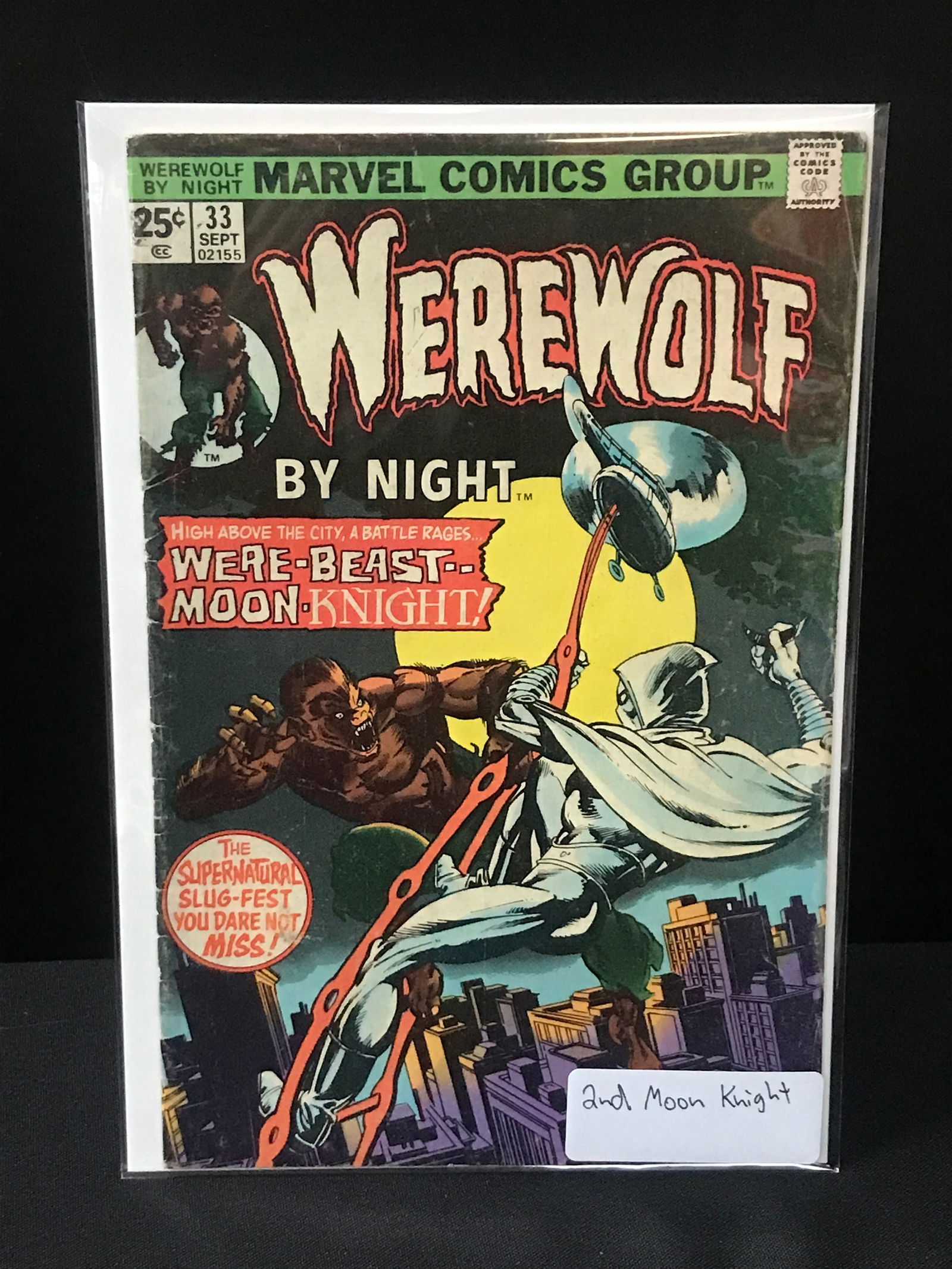 WEREWOLF BY NIGHT #33 2ND MOON KNIGHT - MARVEL COMICS (1 of 1)