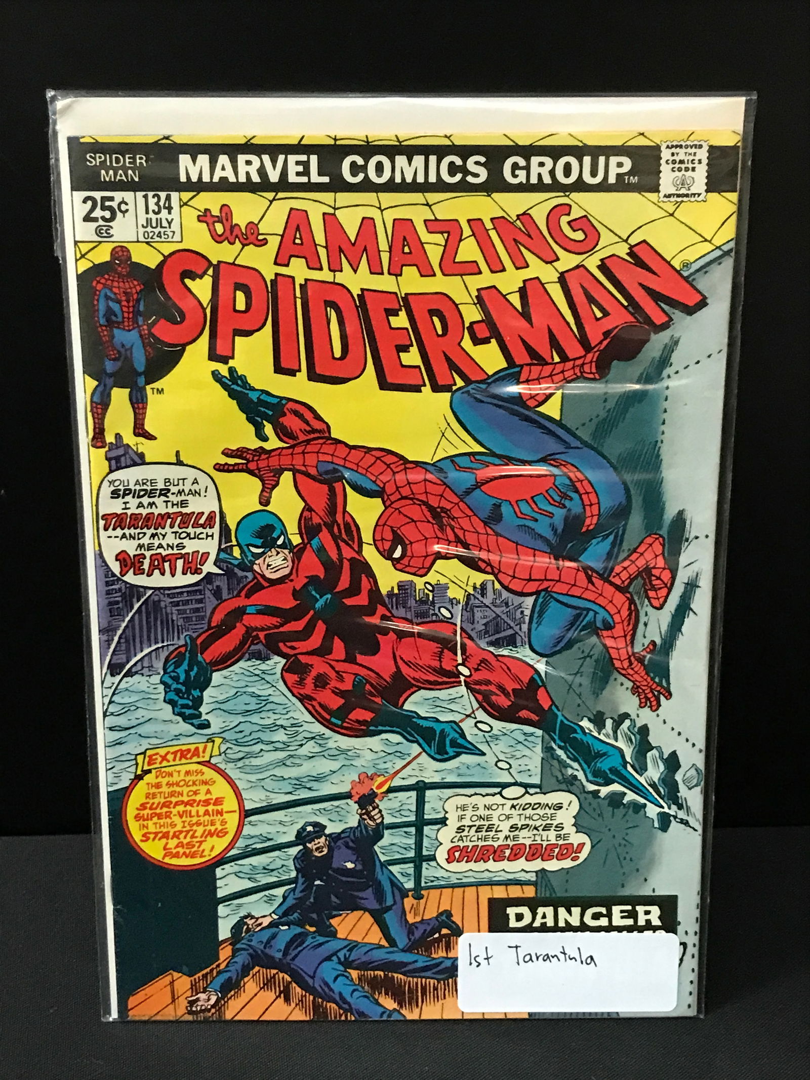 THE AMAZING SPIDERMAN #134 1ST TARANTULA - MARVEL COMICS (1 of 1)