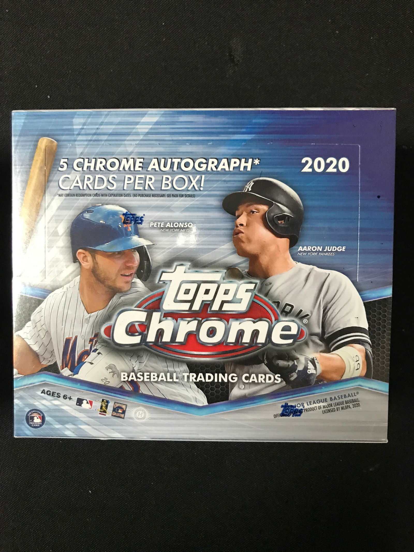 2020 TOPPS CHROME BASEBALL SEALED TRADING CARDS BOX (1 of 1)