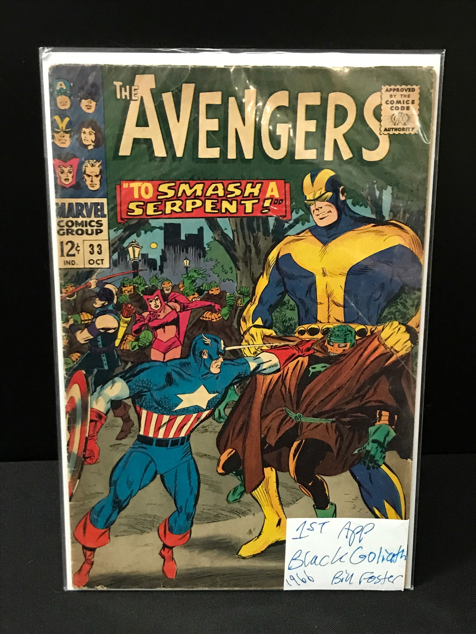 AVENGERS #33 (1966) 1ST APP BLACK GOLIATH - MARVEL COMICS (1 of 1)