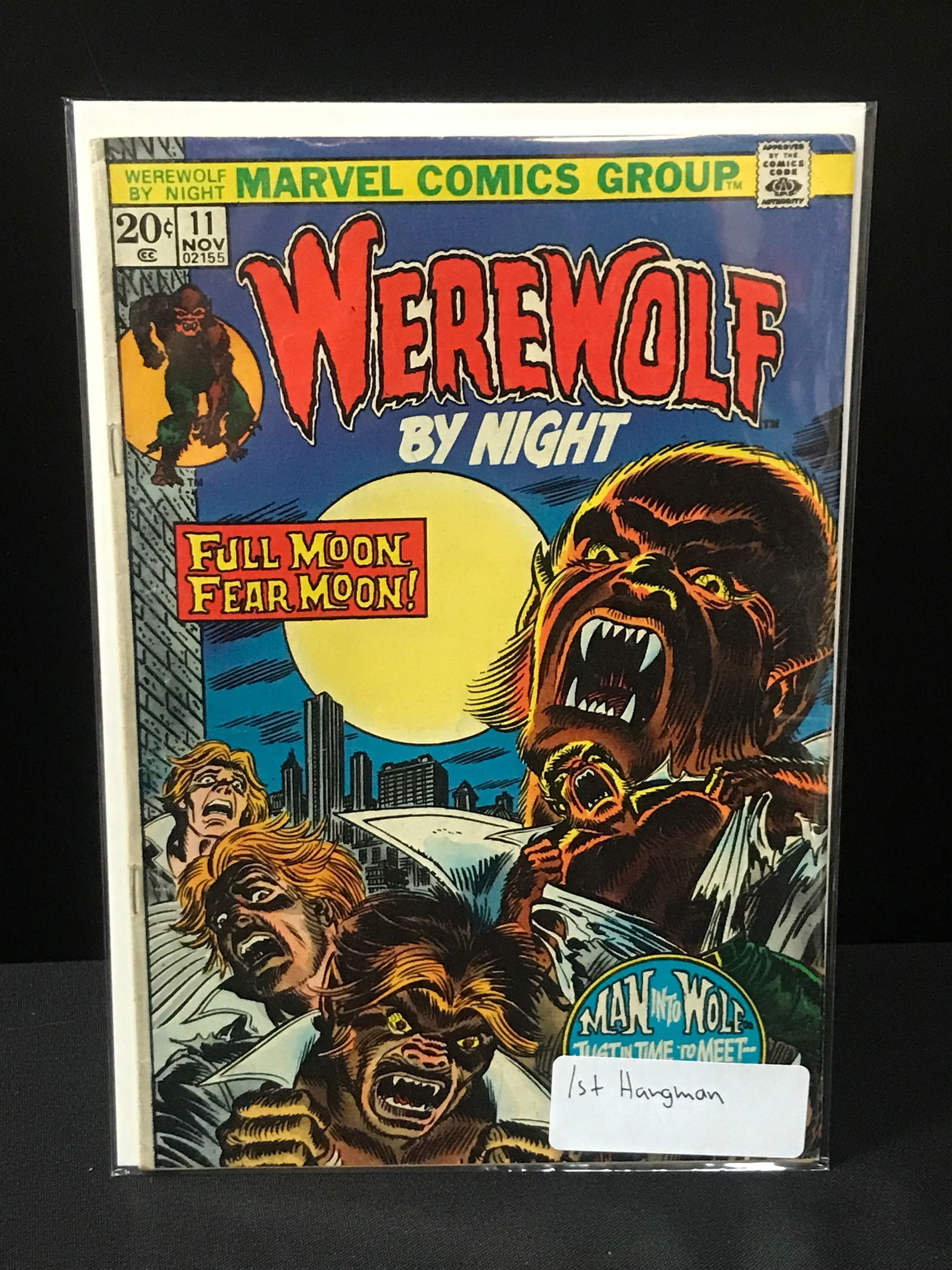 WEREWOLF BY NIGHT #11 1ST HANGMAN - MARVEL COMICS: Prices are in Canadian dollars