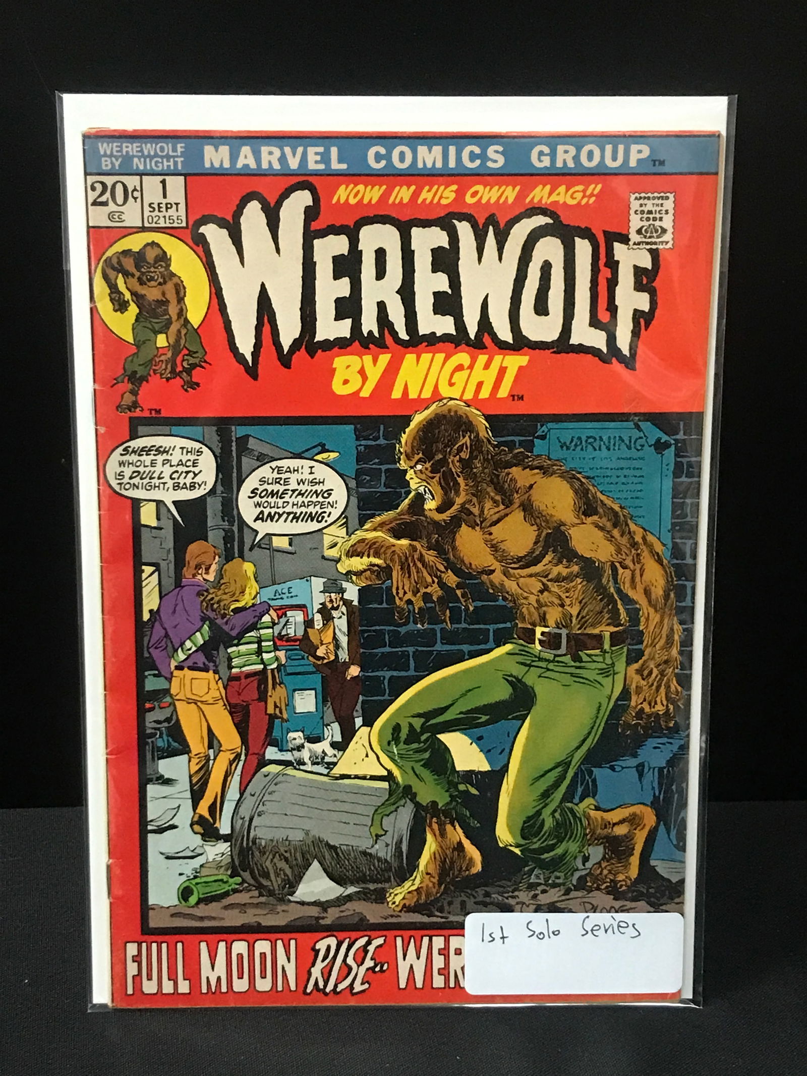 WEREWOLF BY NIGHT #1 1ST SOLO SERIES - MARVEL COMICS (1 of 1)