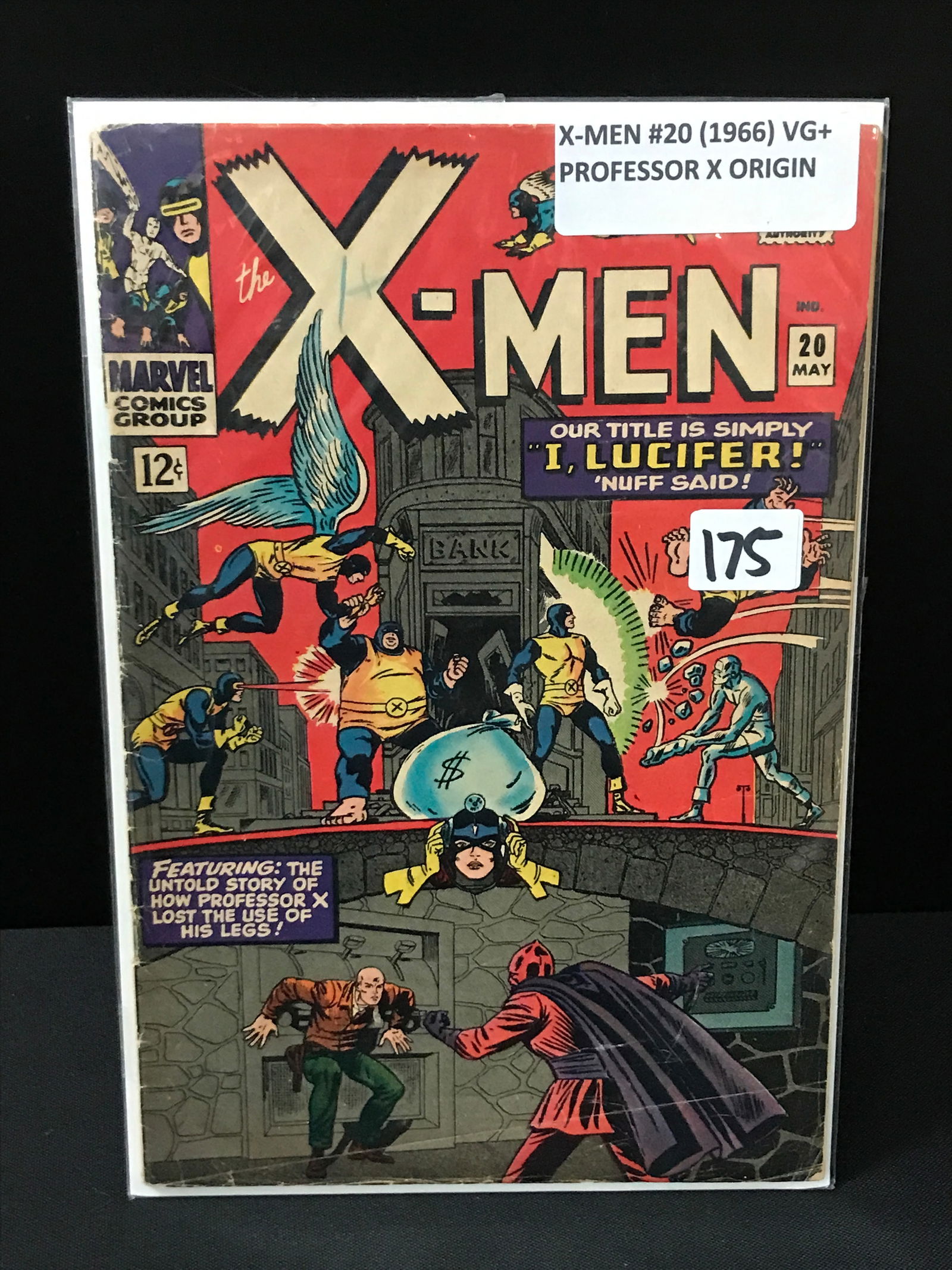 X-MEN #20 (1966) PROFESSOR X ORIGIN - MARVEL COMICS (1 of 1)