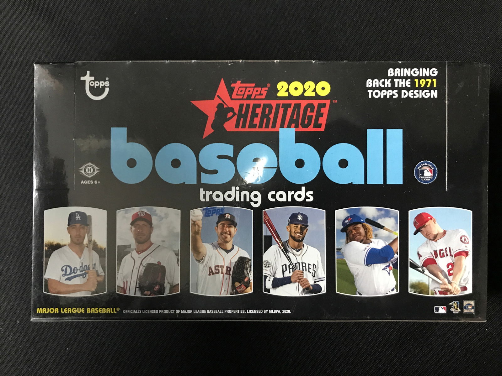 2020 TOPPS HERITAGE BASEBALL SEALED TRADING CARDS BOX (1 of 1)