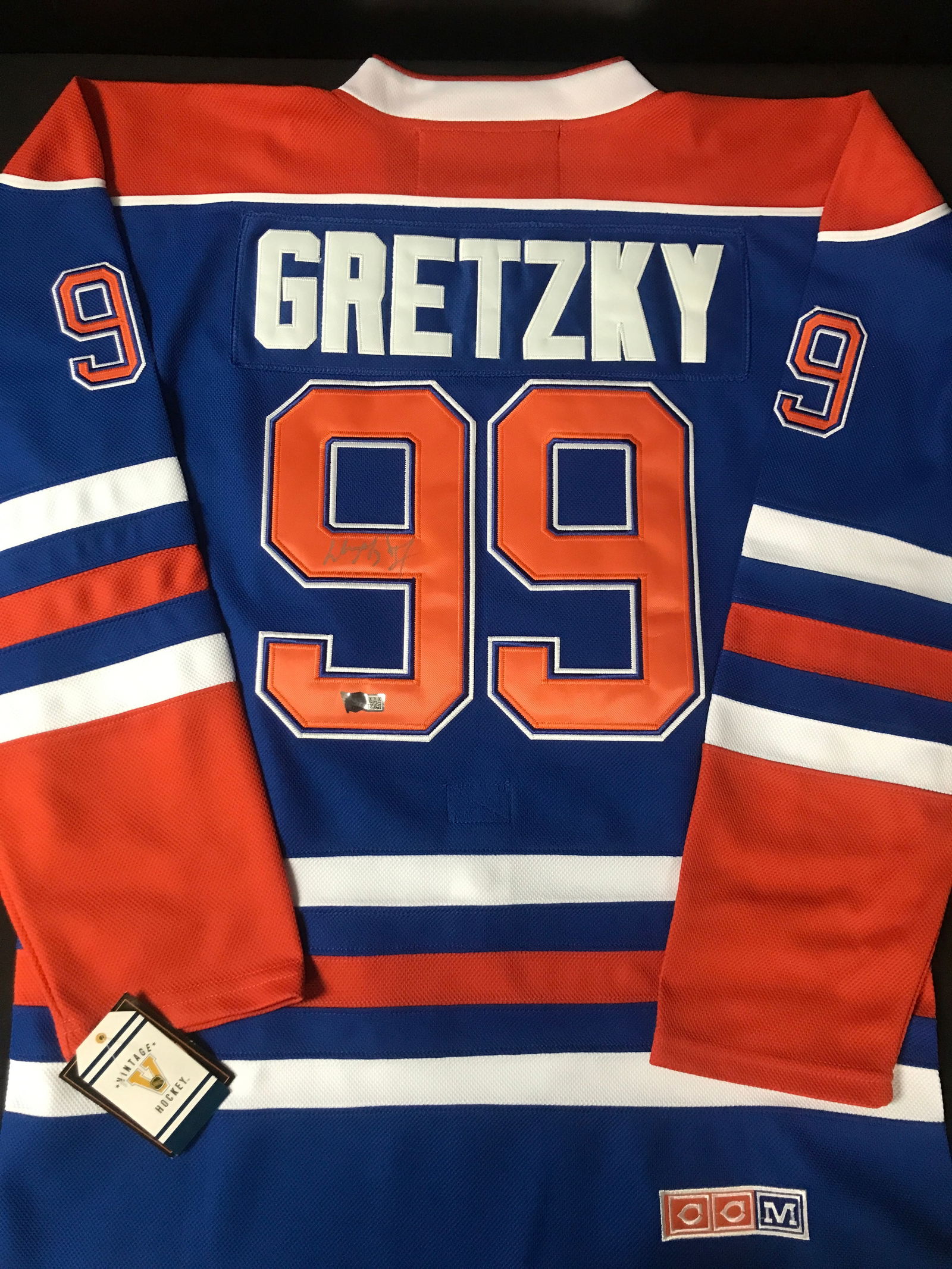 WAYNE GRETZKY SIGNED EDMONTON OILERS CUSTOM JERSEY - ACE COA (1 of 3)